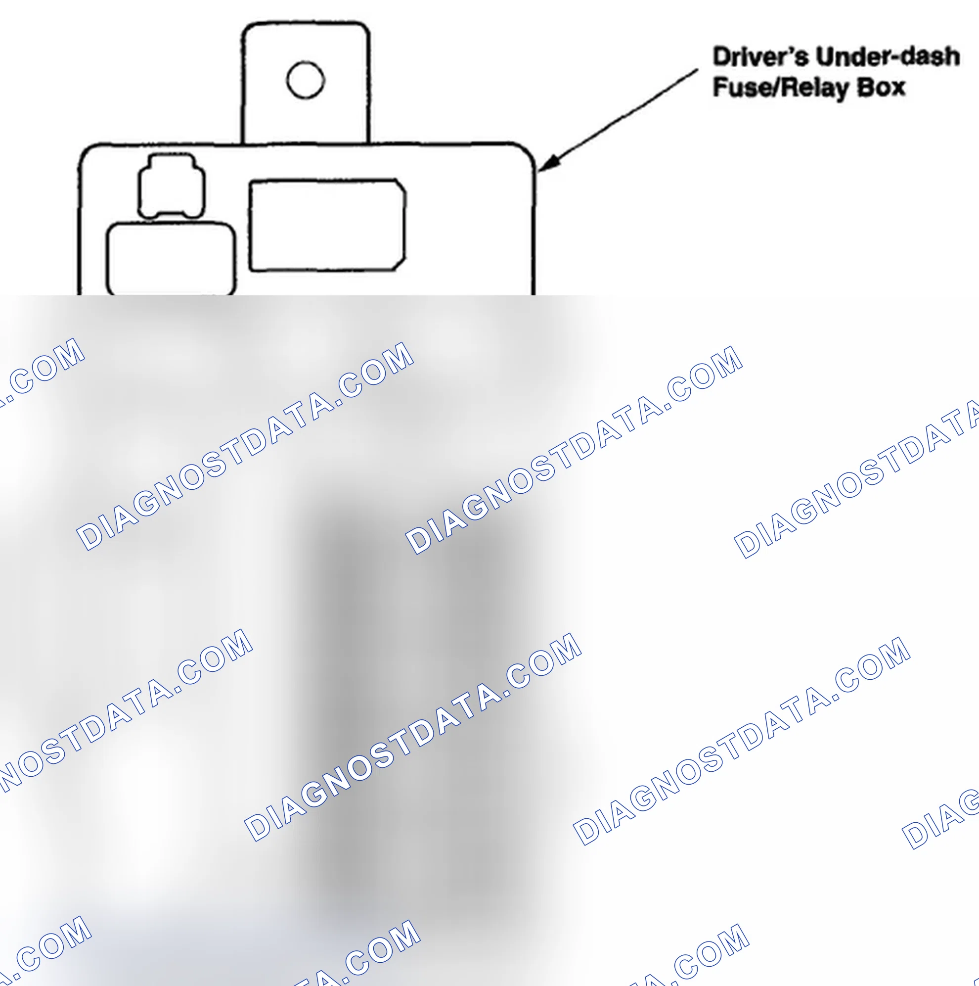 Scheme 344: Driver's Under-Dash Fuse/Relay Box (6-3)