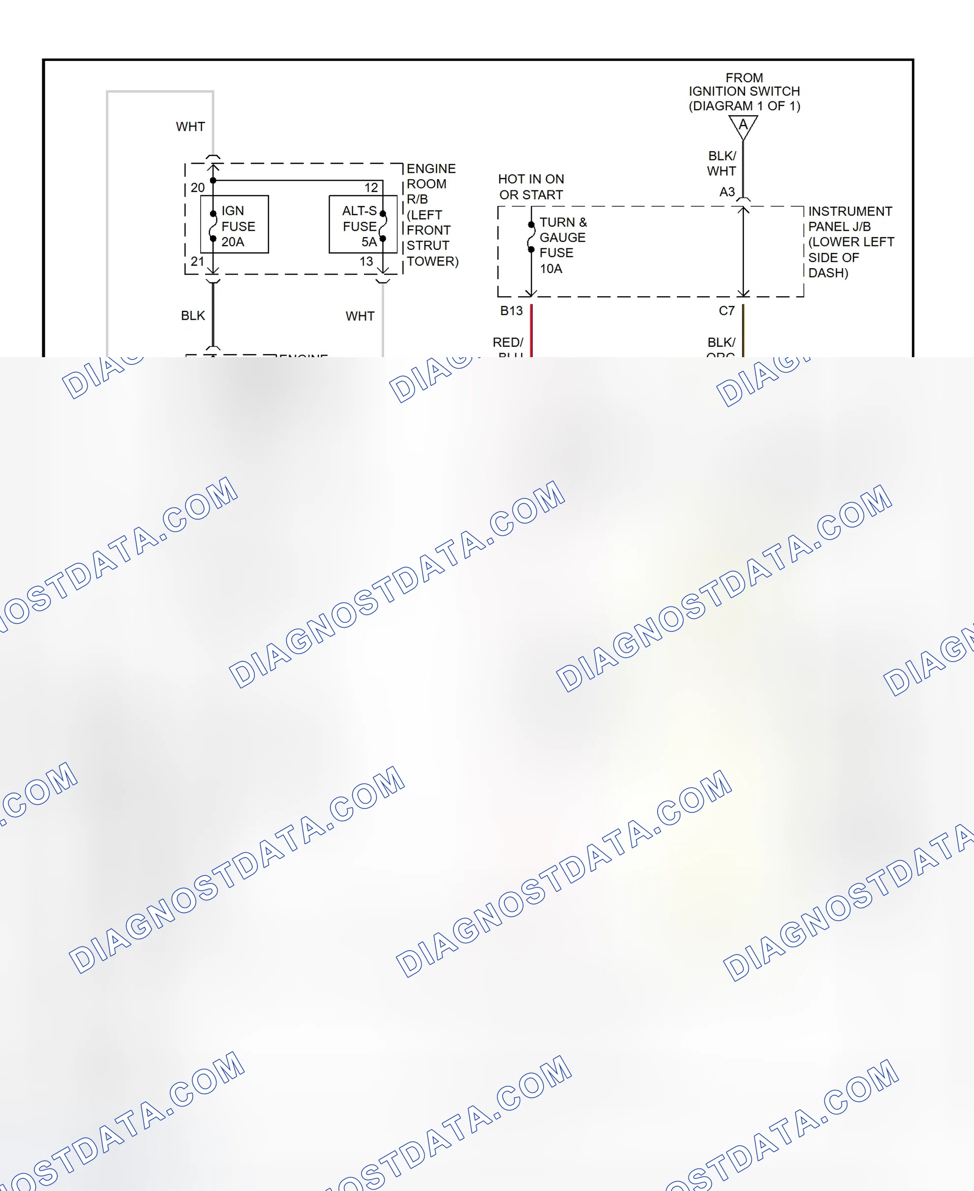 Scheme 11: Charging System Wiring Diagram (RAV4)