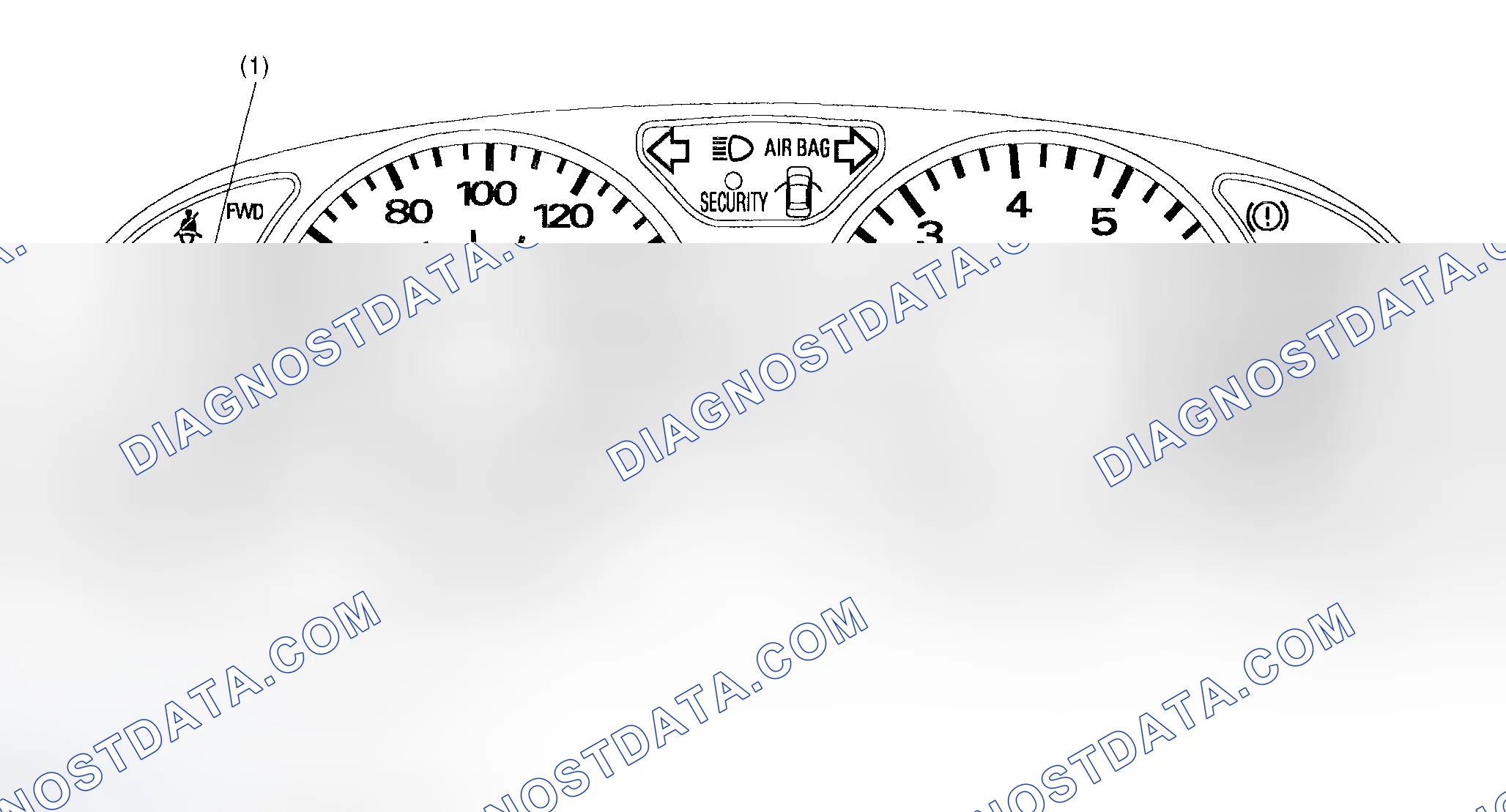 Scheme 300: Identifying ABS Warning Light (Canada)