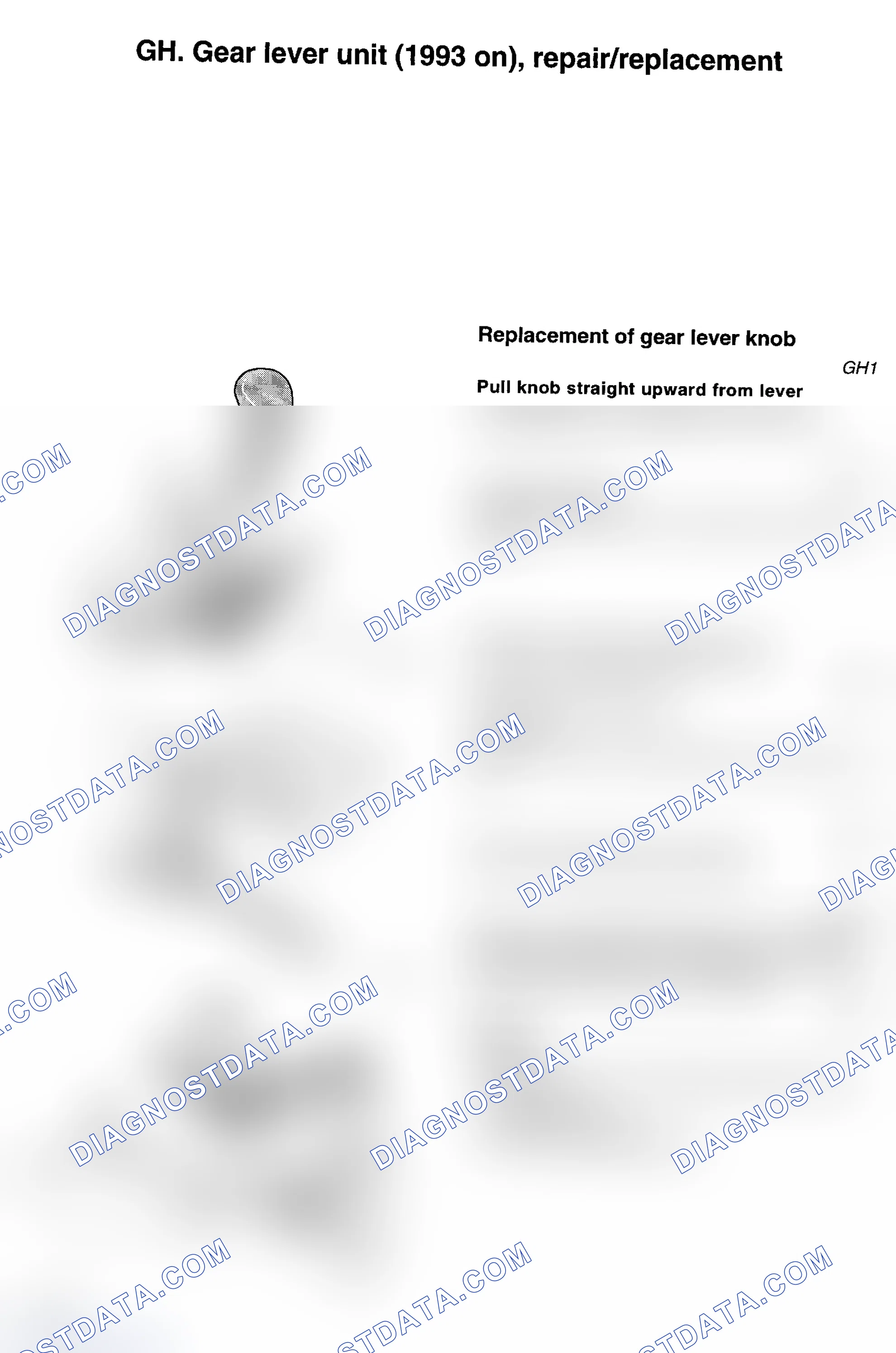 Scheme 24: GEAR LEVER UNIT (1993-95) - (GH)