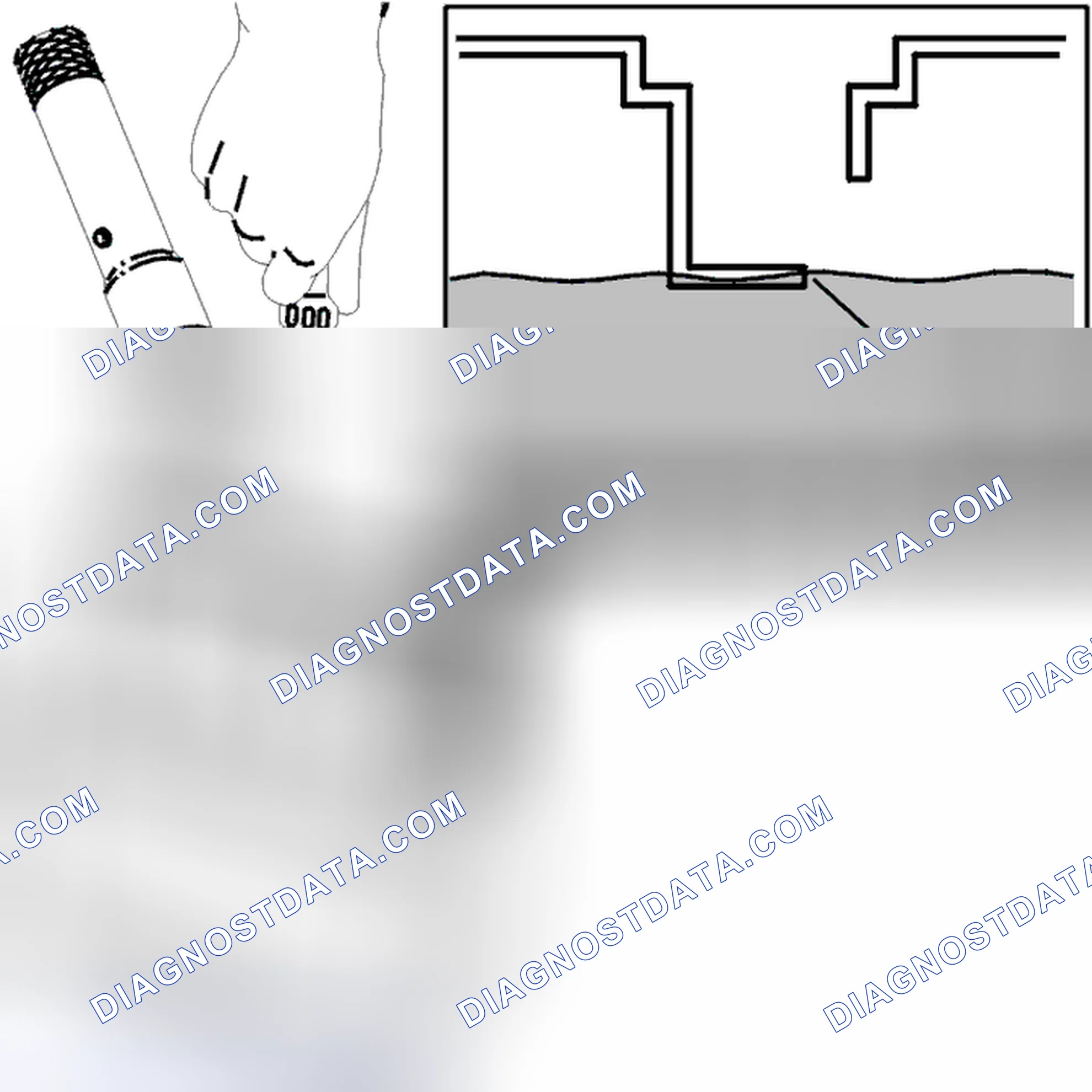 Scheme 6: Checking the electrolyte level