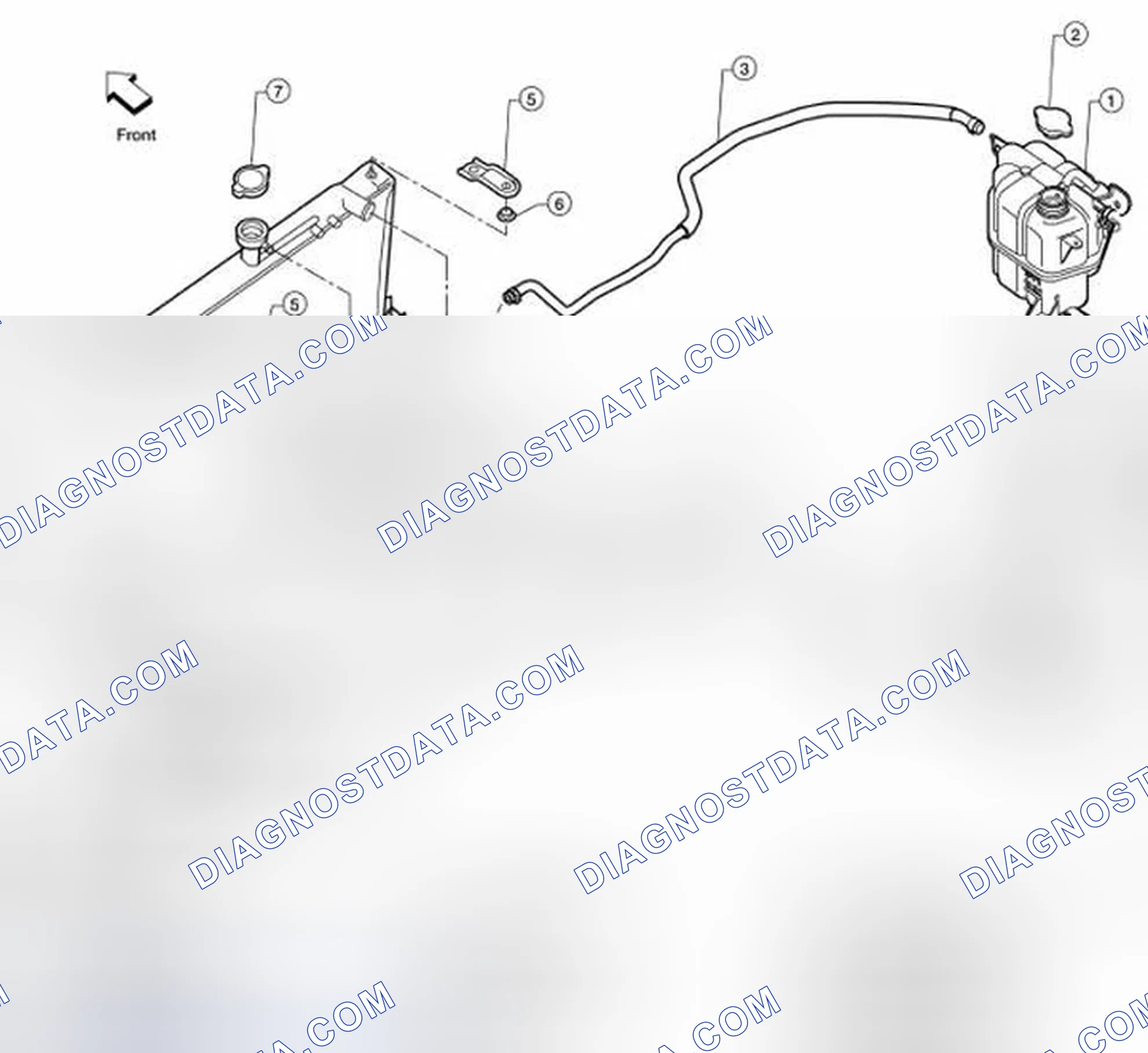 Fig. 15: Identifying Radiator Components With Torque Specifications