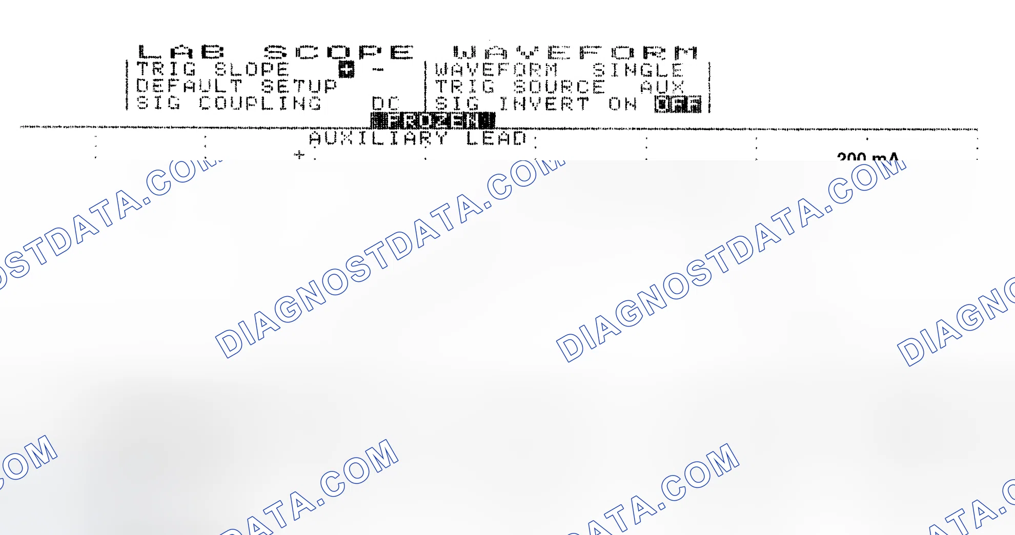 Scheme 13: Single Injector w/Normal Current Flow - Current Pattern