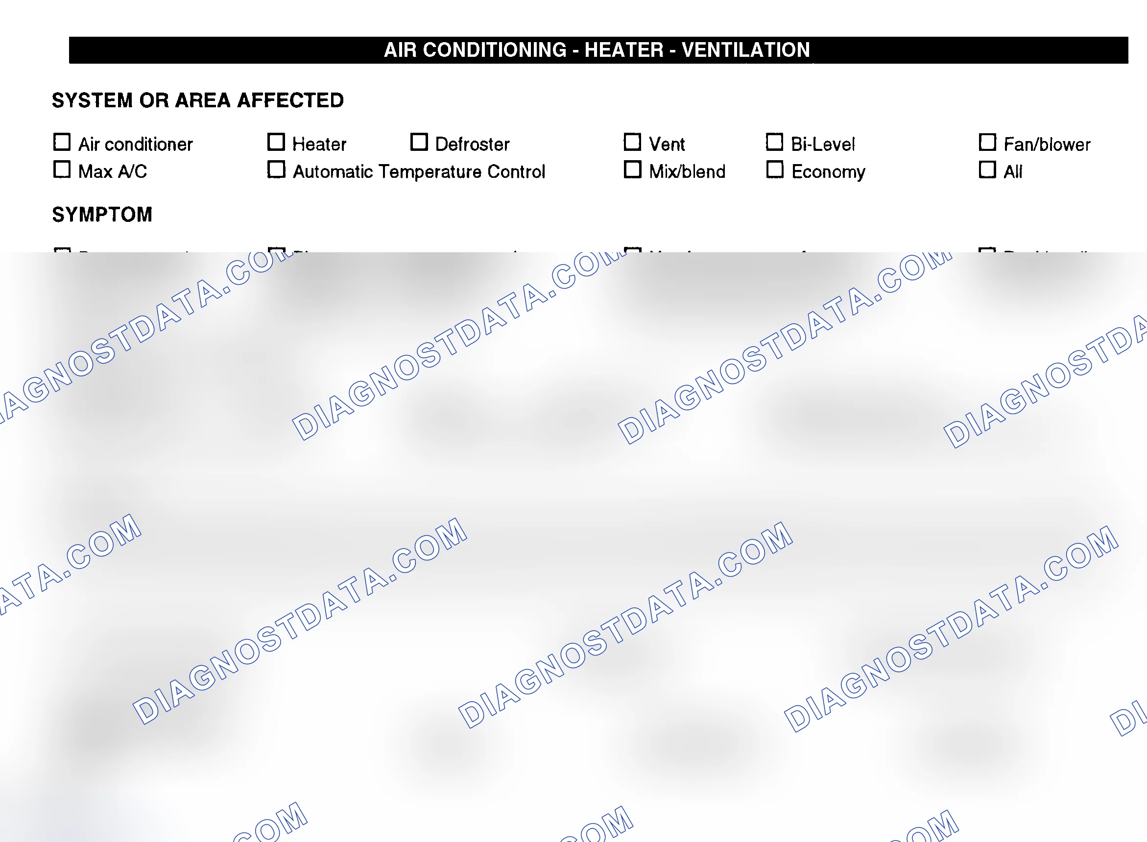 Scheme 8: Air Conditioning, Heater & Ventilation
