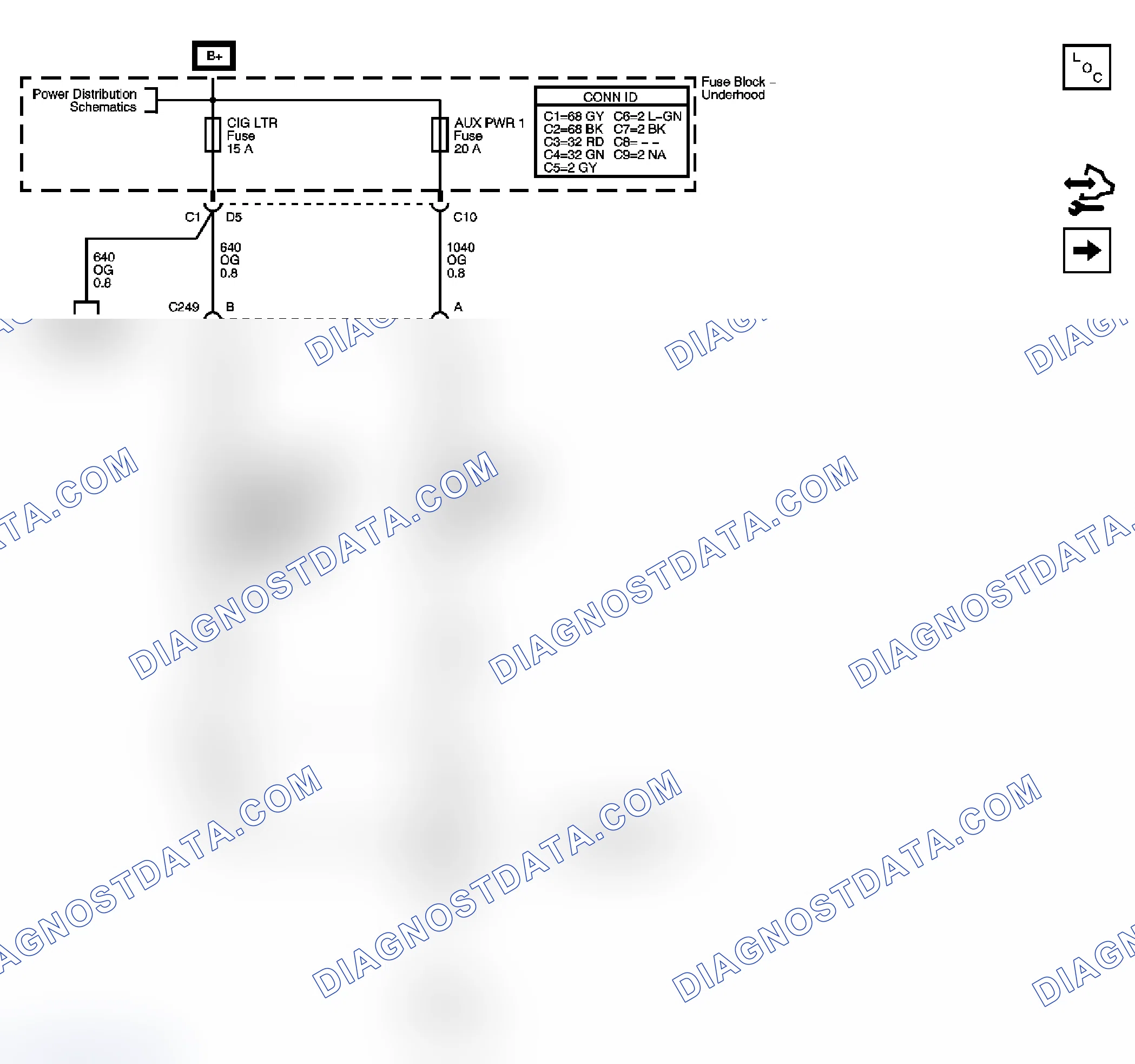Scheme 1: Cigar Lighter/Power Outlet Schematics