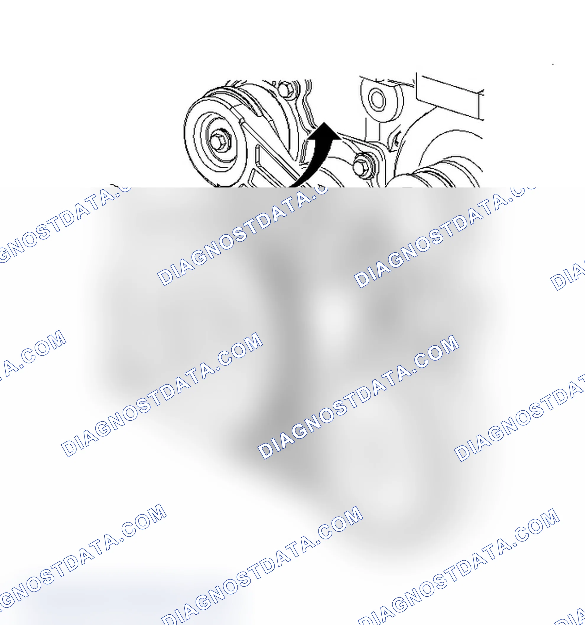 Scheme 8: Serpentine Belt Routing (2.2L Saturn)