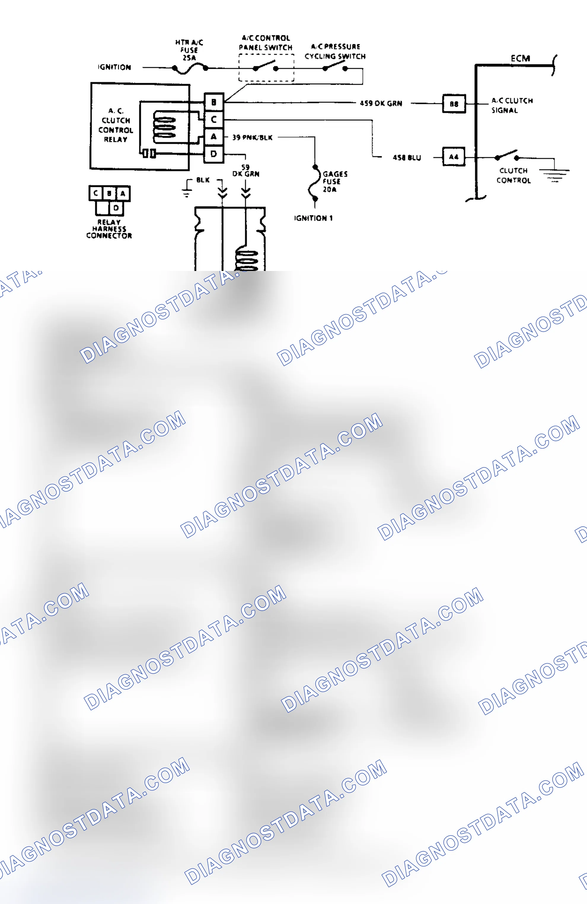 Scheme 95: A/C Clutch Control Diagnosis Flow Chart (2.5L) (3 Of 3)