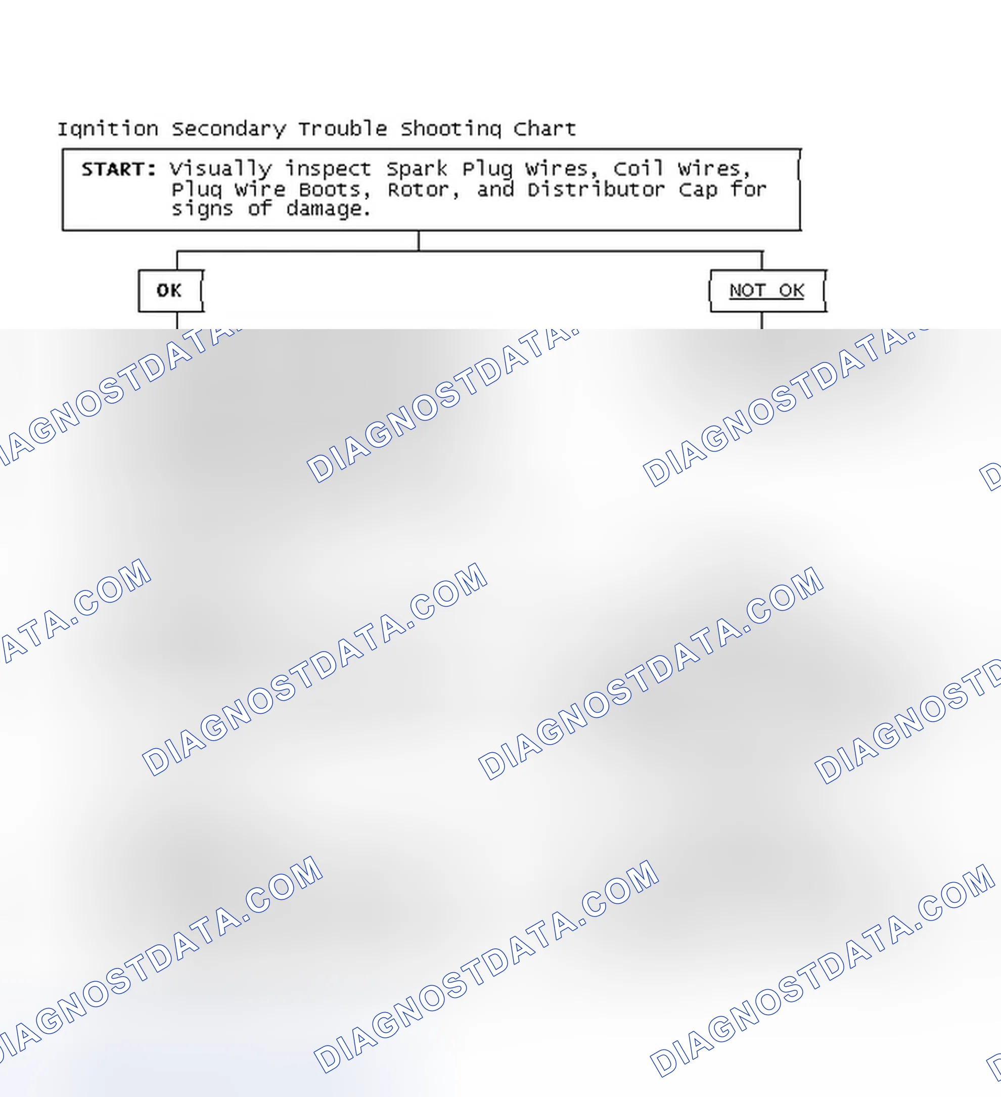 Scheme 1: Ignition Secondary Trouble Shooting Chart