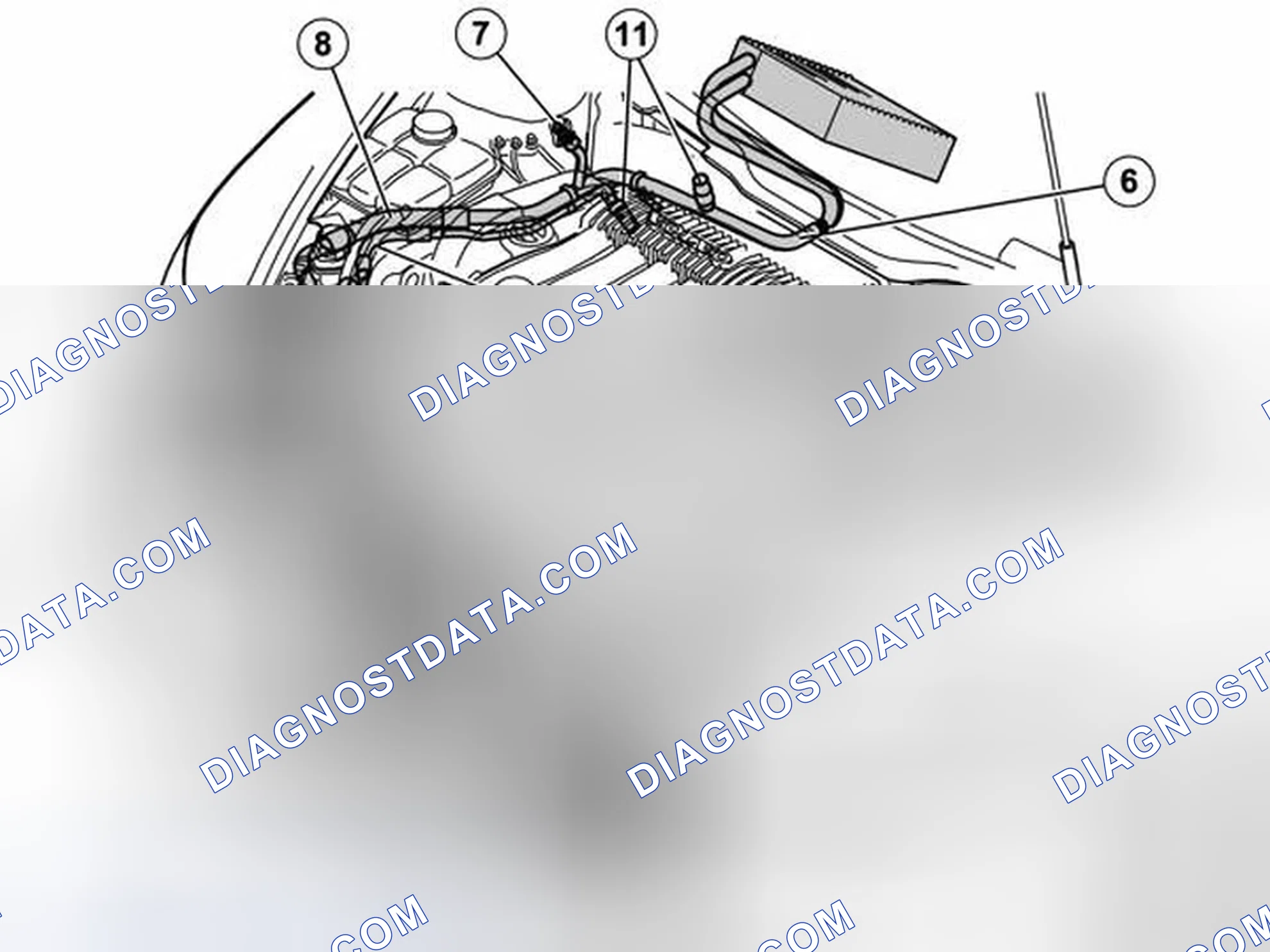 Scheme 142: LOCATING COMPONENTS IN THE ENGINE COMPARTMENT