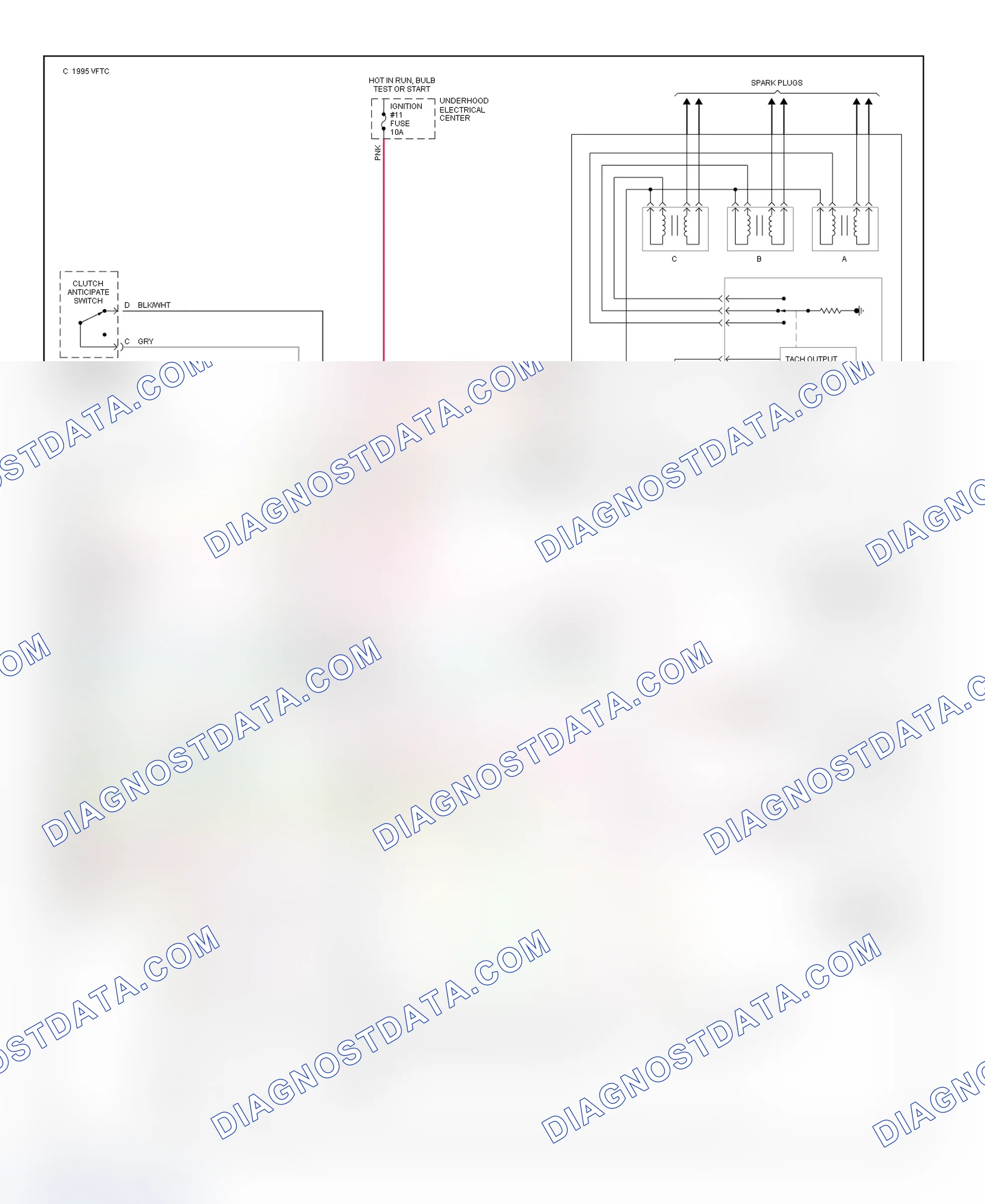 Scheme 194: 3.4L (VIN S) PCM Wiring Diagram (Camaro & Firebird - 3 Of 3)