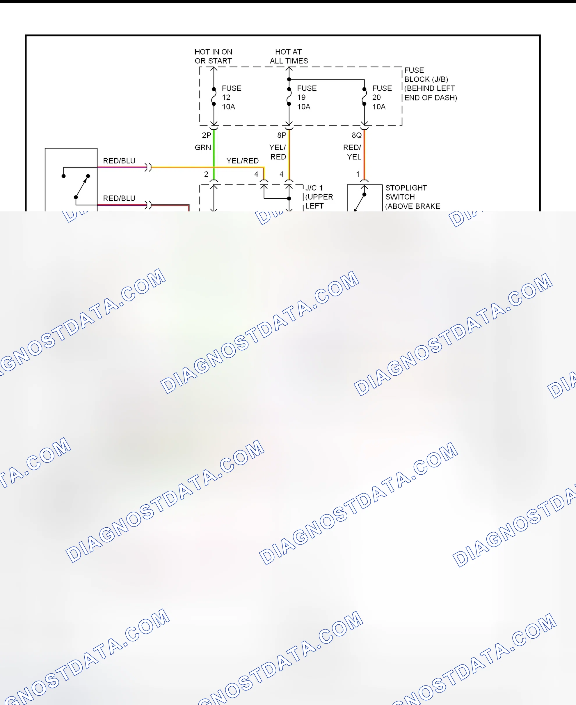 Fig. 18: Shift Interlock System Wiring Diagram (2002 Nissan Altima)