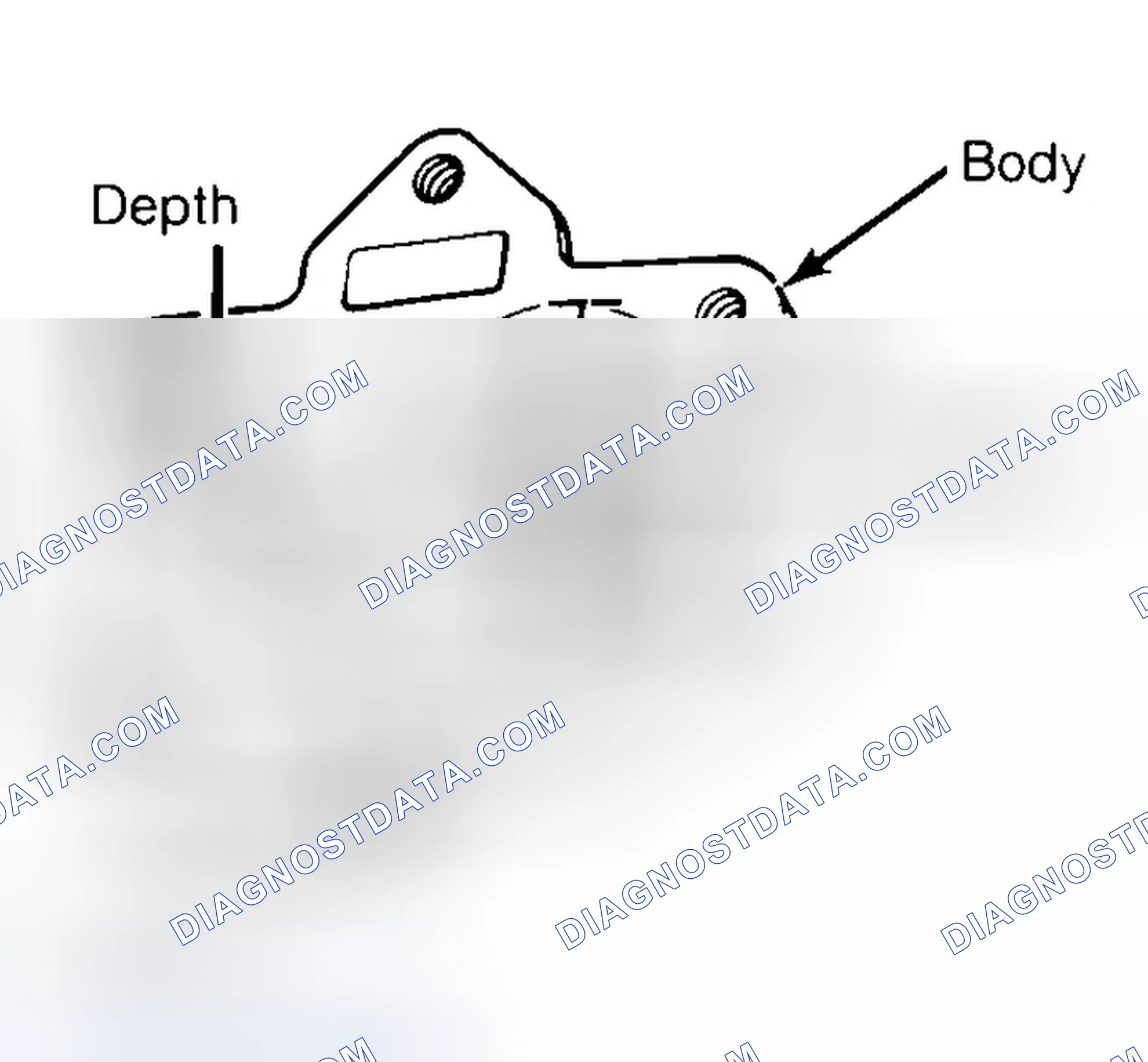 Scheme 35: Measuring Oil Pump Gear Cavity