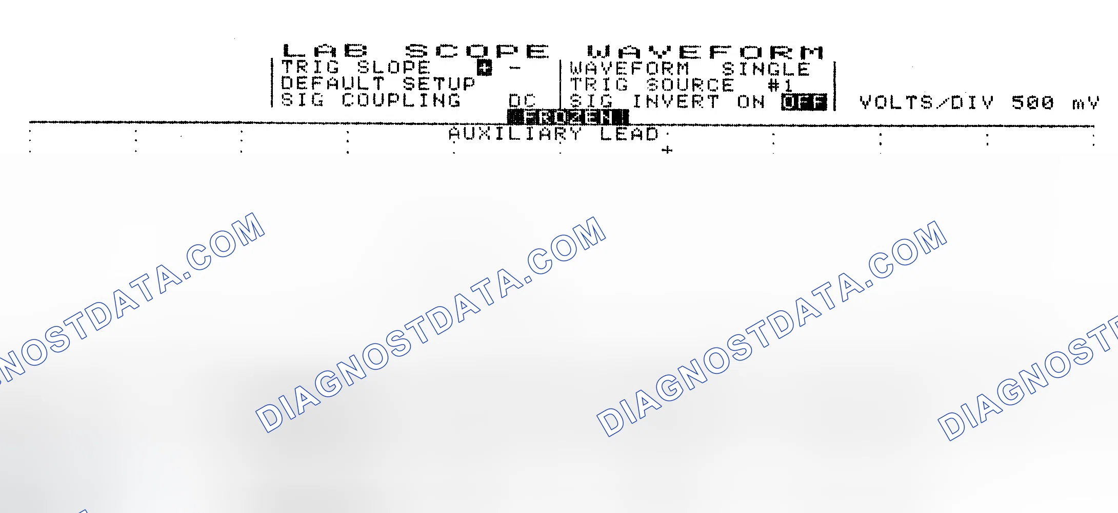 Scheme 10: Single Injector w/Excessive Current Flow - Current Pattern