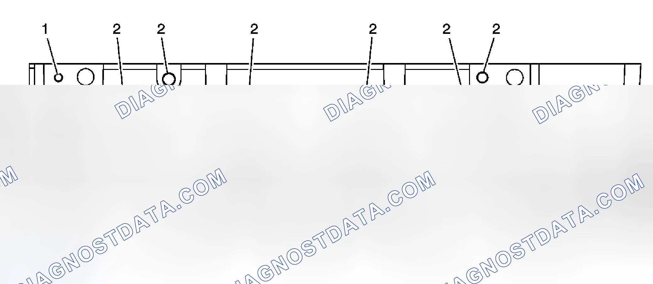 Scheme 49: Cylinder Head - Exhaust Manifold Deck View