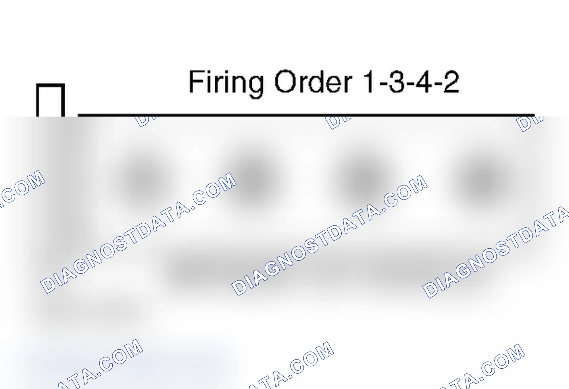 Scheme 2: Firing Order (1.3L, 1.8L, 1.9L, 2.2L & 2.4L)