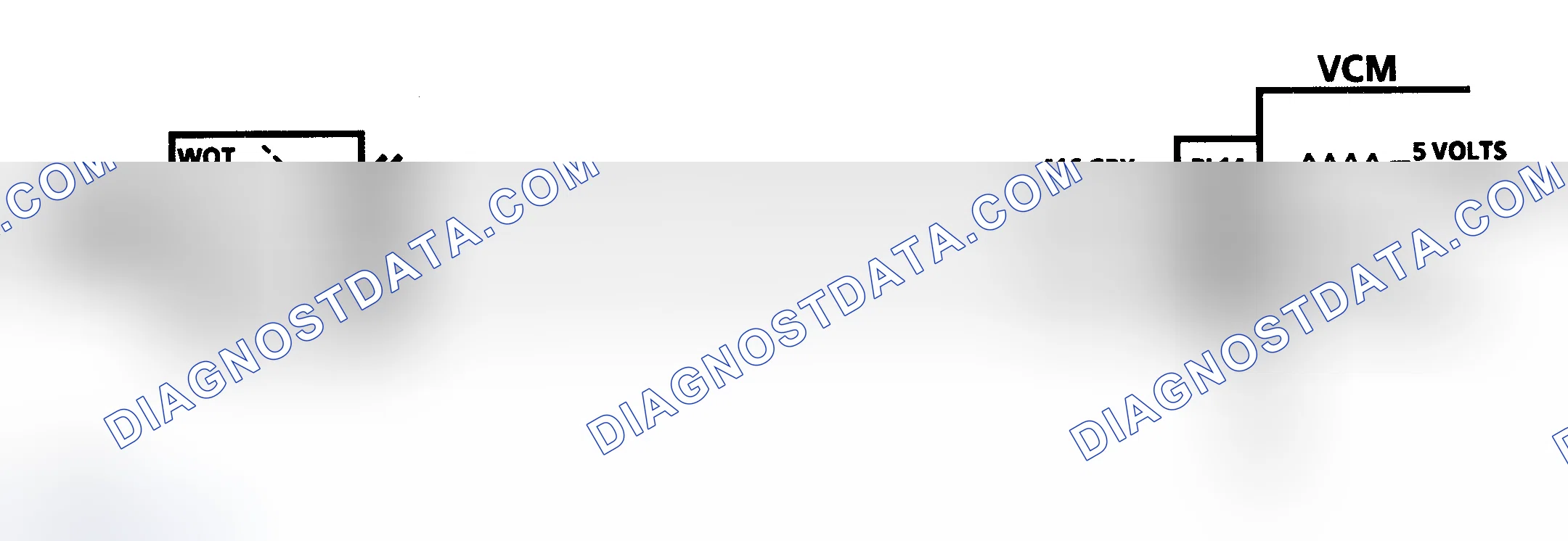 Scheme 155: Code P0123 Schematic (4.3L "S" & "T" Series - VIN Z) Throttle Position Sensor Signal High