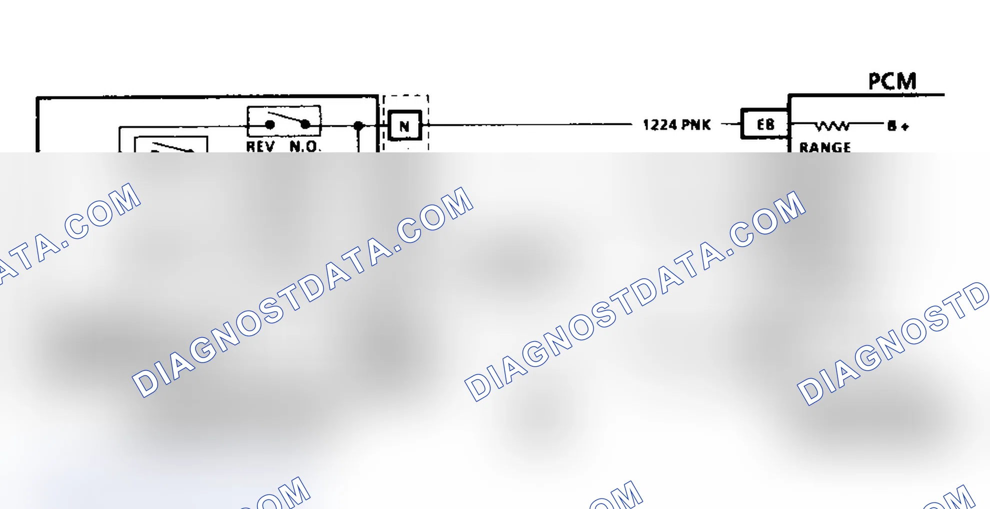 Scheme 426: Code 28 Schematic (4L60-E Transmission (Diesel) Transmission Range Pressure Switch