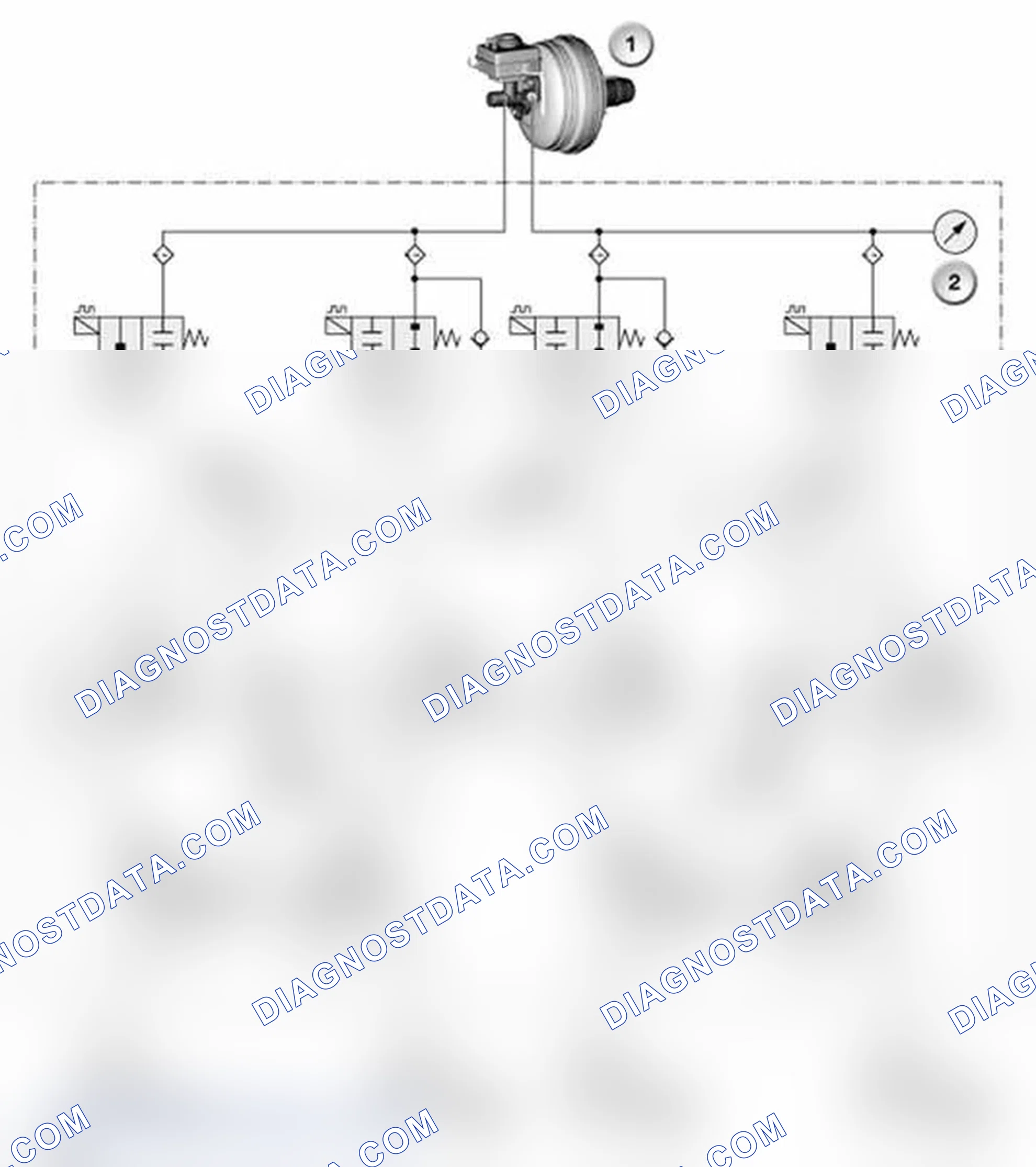 Scheme 33: Hydraulic Circuit Diagram With Electrically Actuated Valves
