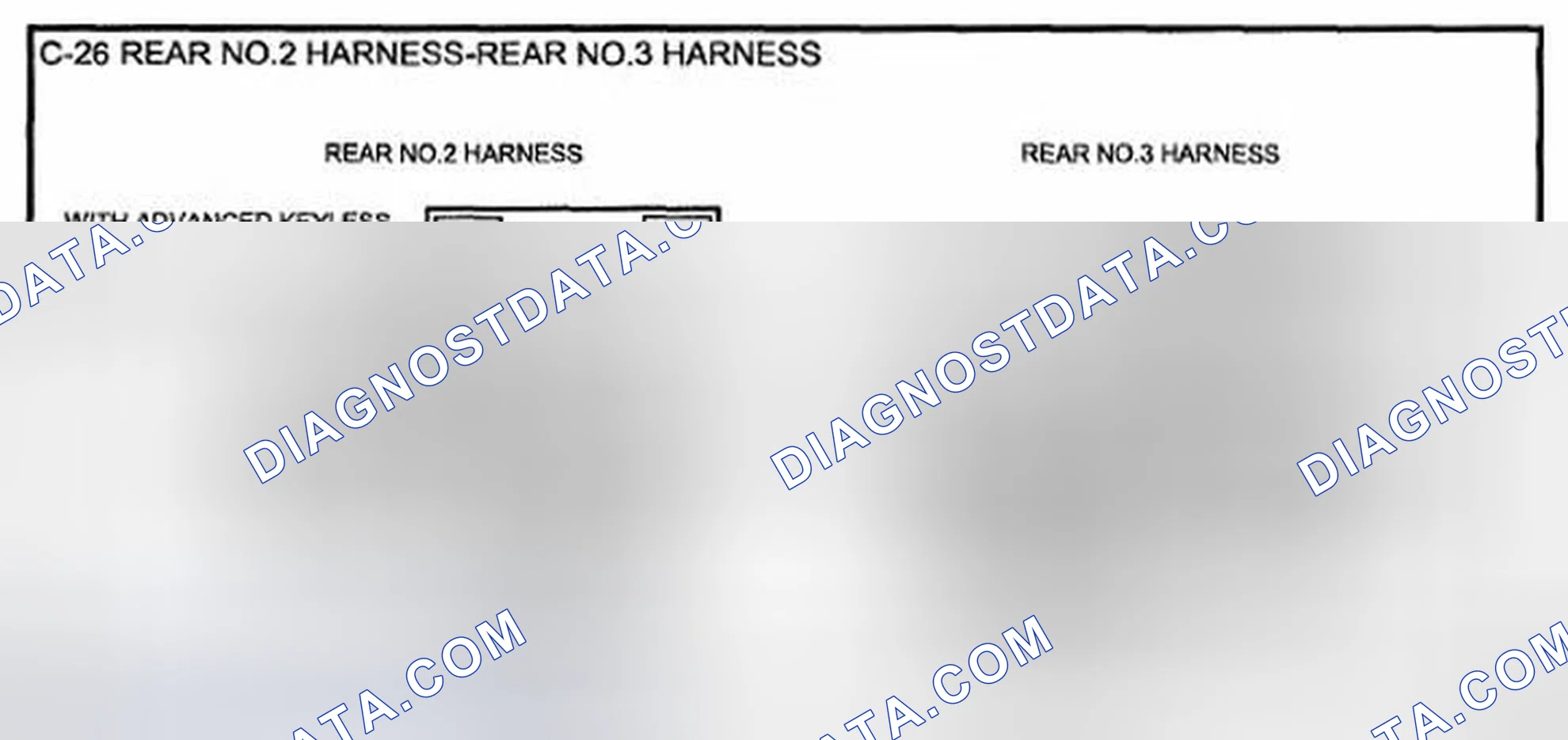 Scheme 52: Identifying Rear No. 2 And No. 3 Harness Connector Terminals (C-26)