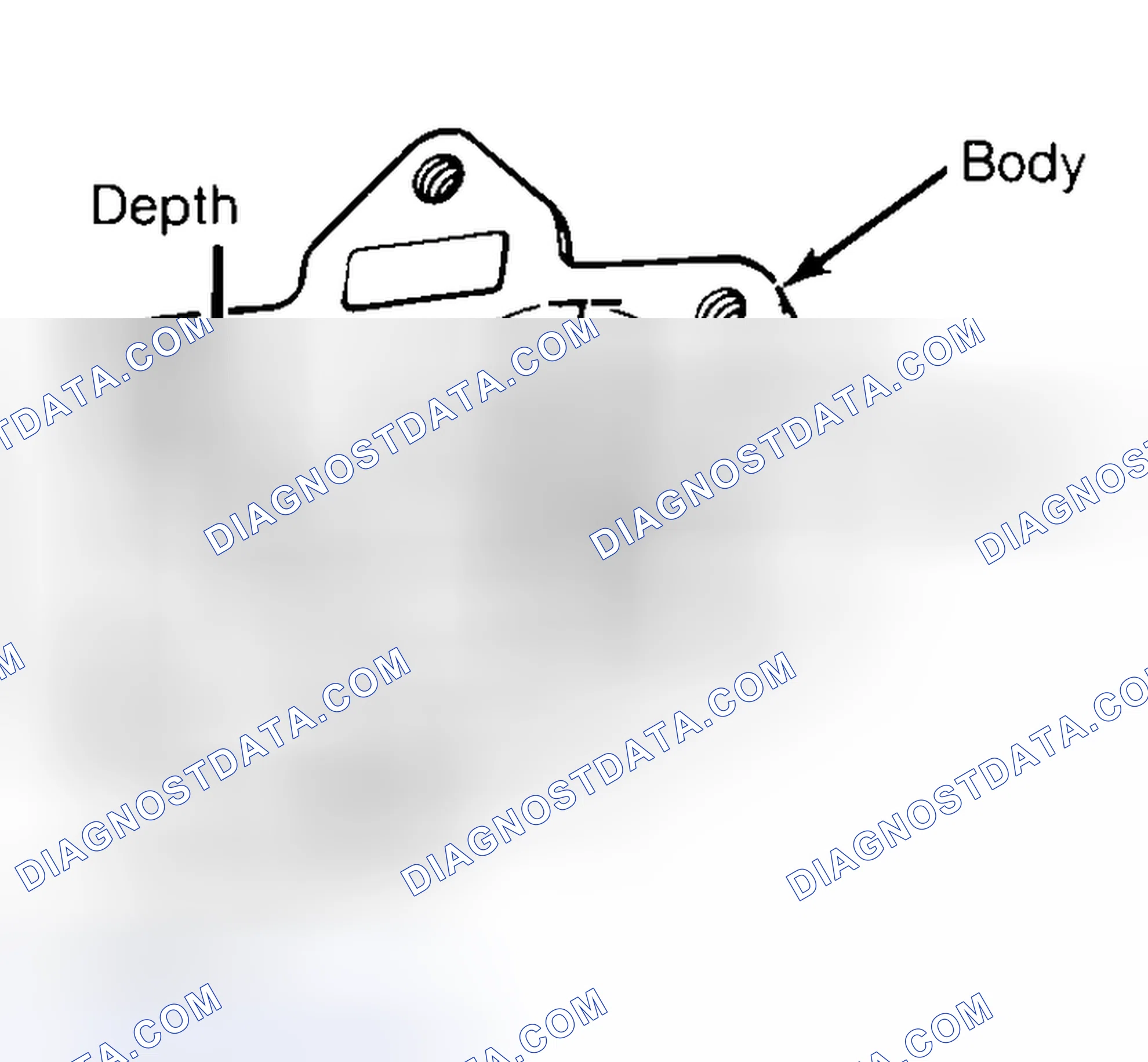 Scheme 35: Measuring Oil Pump Gear Cavity