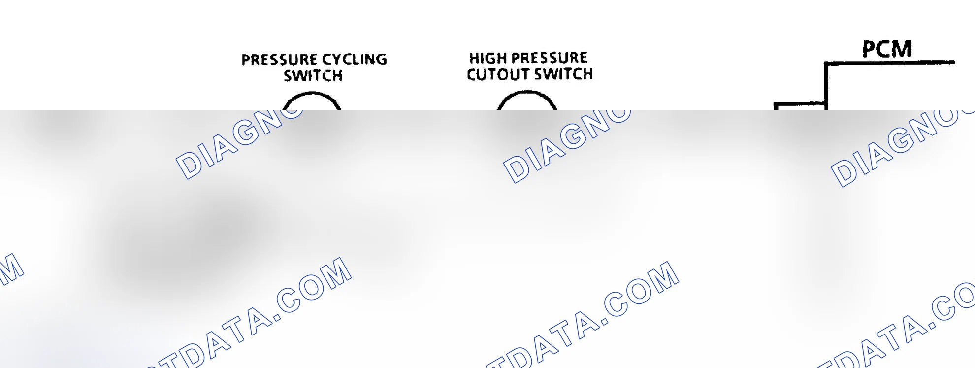 Scheme 3: A/C Request Signal Ckt. Diagnostic Schematic 4.3L, 5.0L, 5.7L, 7.4L