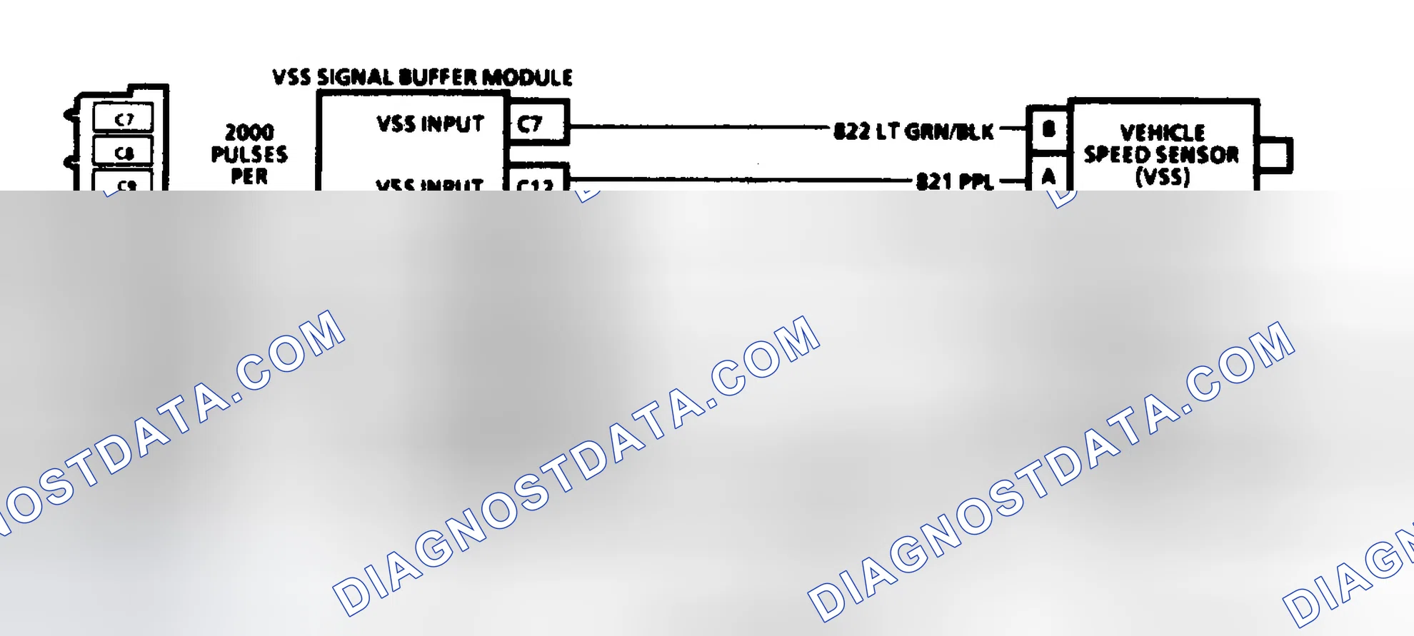 Scheme 15: Code 24 Schematic ("P" Series 5.7L M/T) Vehicle Speed Sensor
