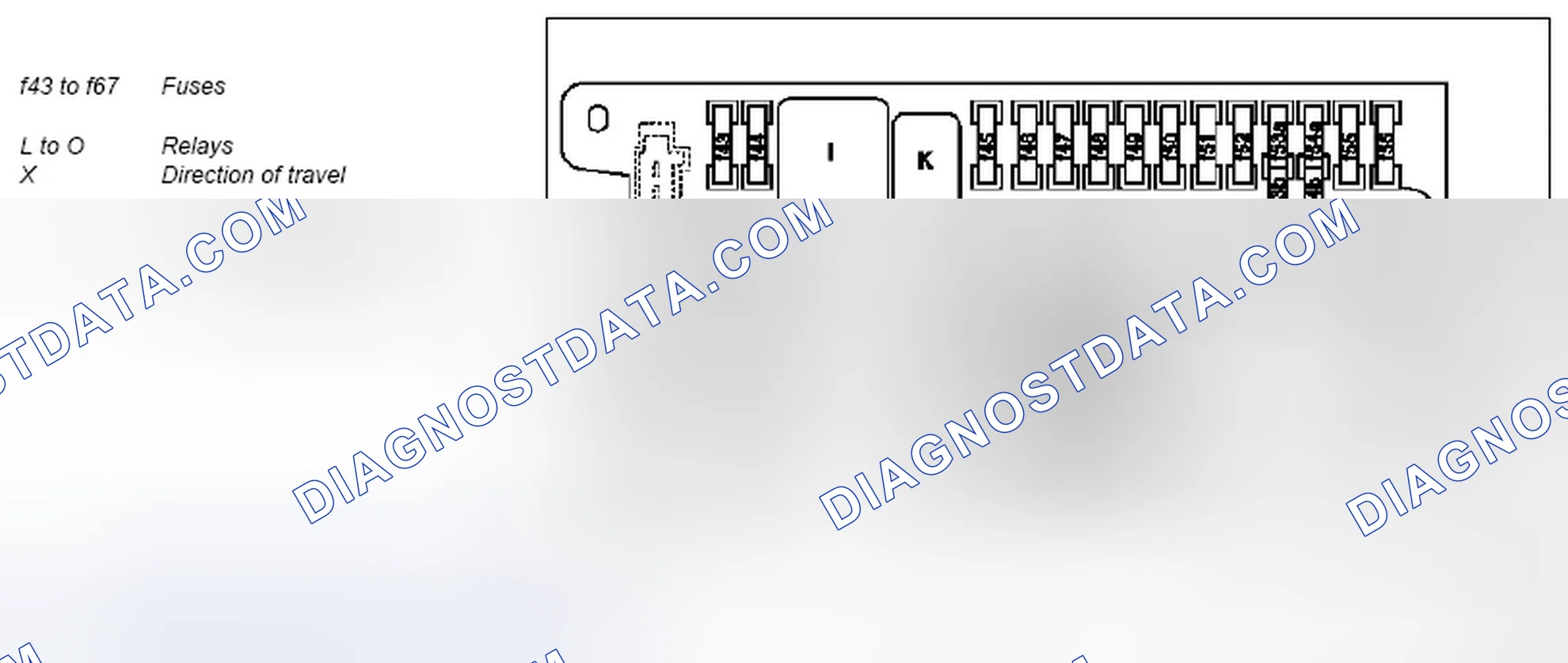 Scheme 91: Fuse assignment of fuse and relay box in left engine compartment - GF54.15-P-1256-03TM
