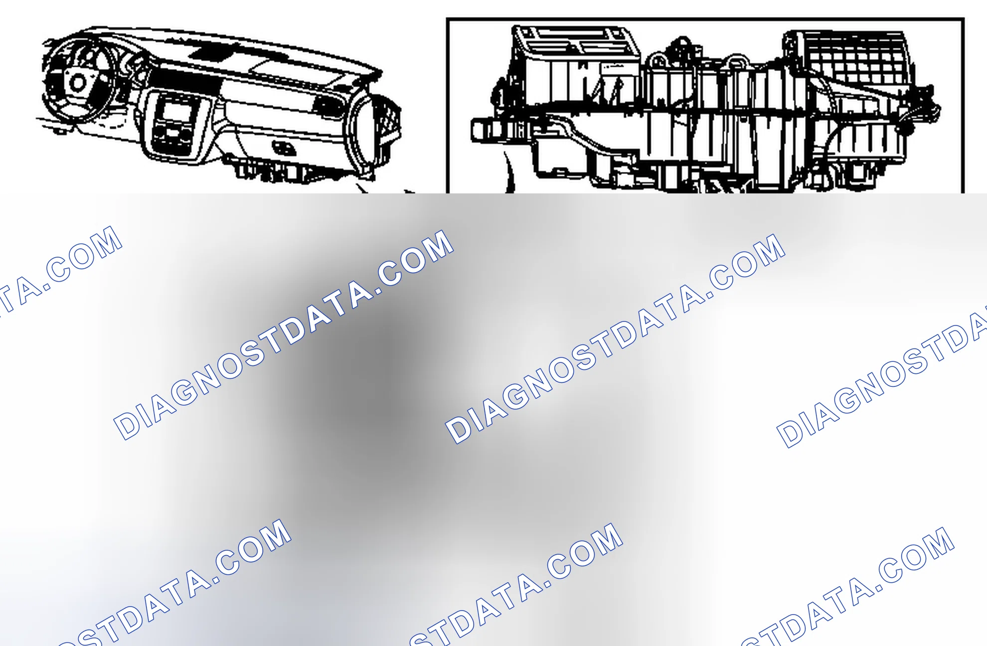 Scheme 38: Duct Air Temperature Sensor Replacement - Lower Left Side