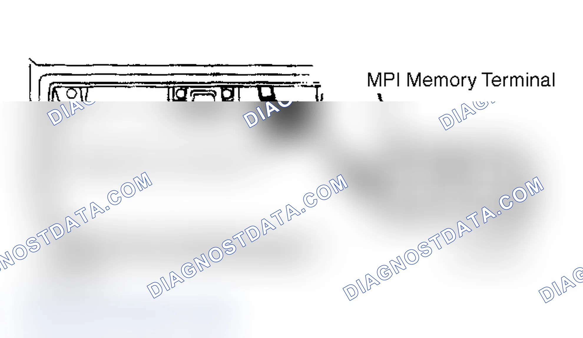 Scheme 16: Diagnostic Connector and MPI Memory Terminal