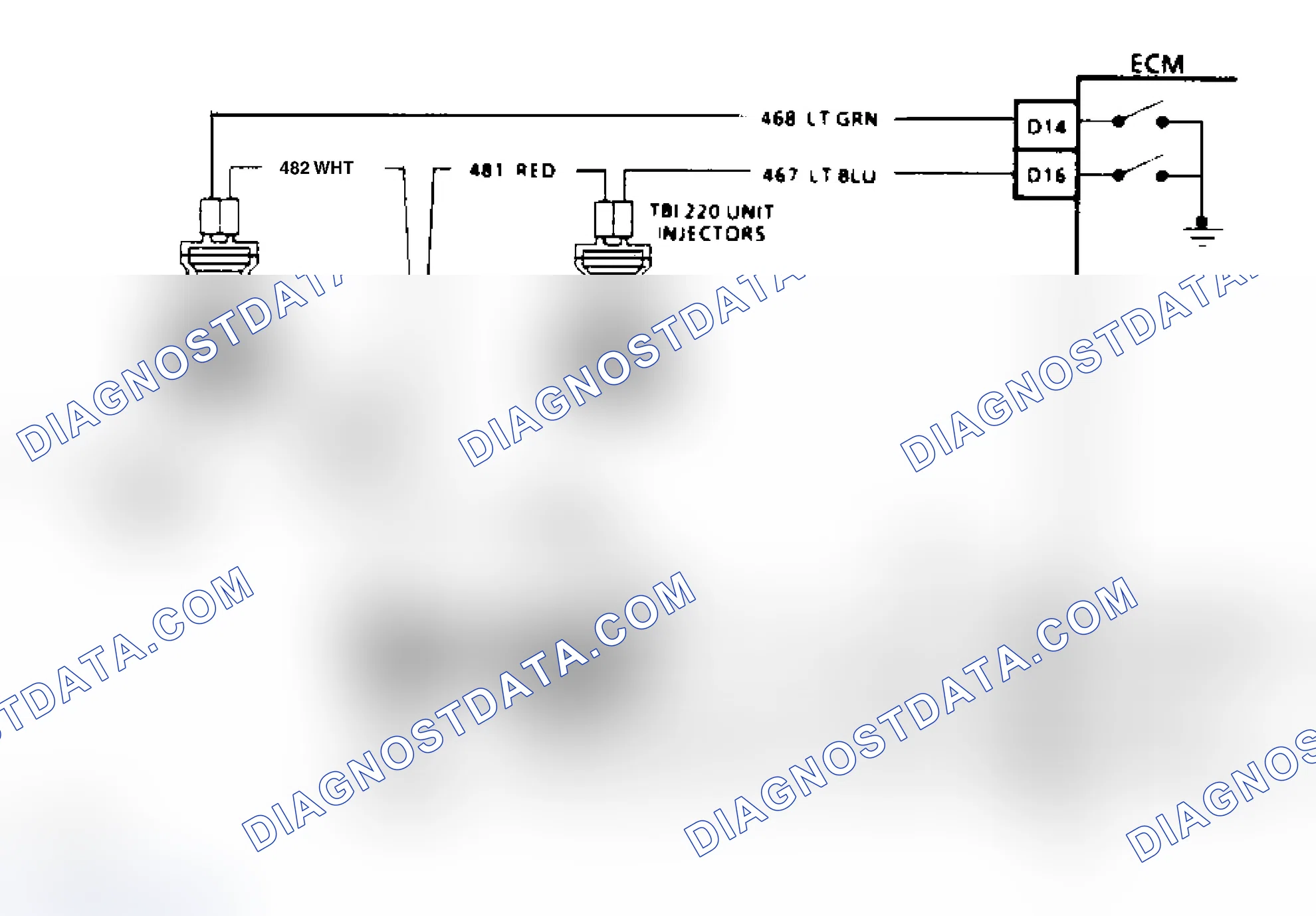 Scheme 49: Code 42 Schematic ("L" & "M" Series 4.3L VIN Z) Ignition Control