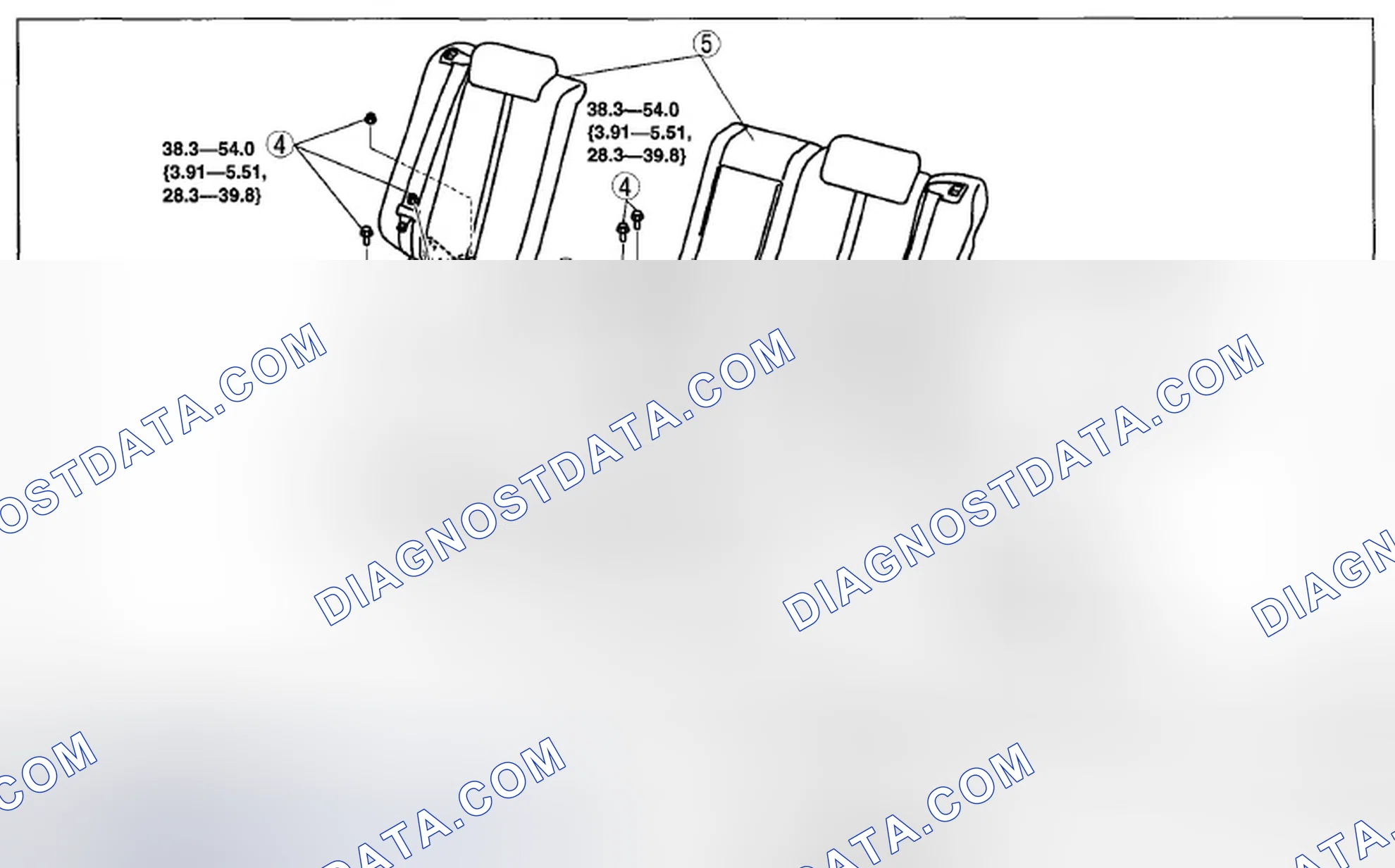 Scheme 47: REAR SEAT REMOVAL/INSTALLATION