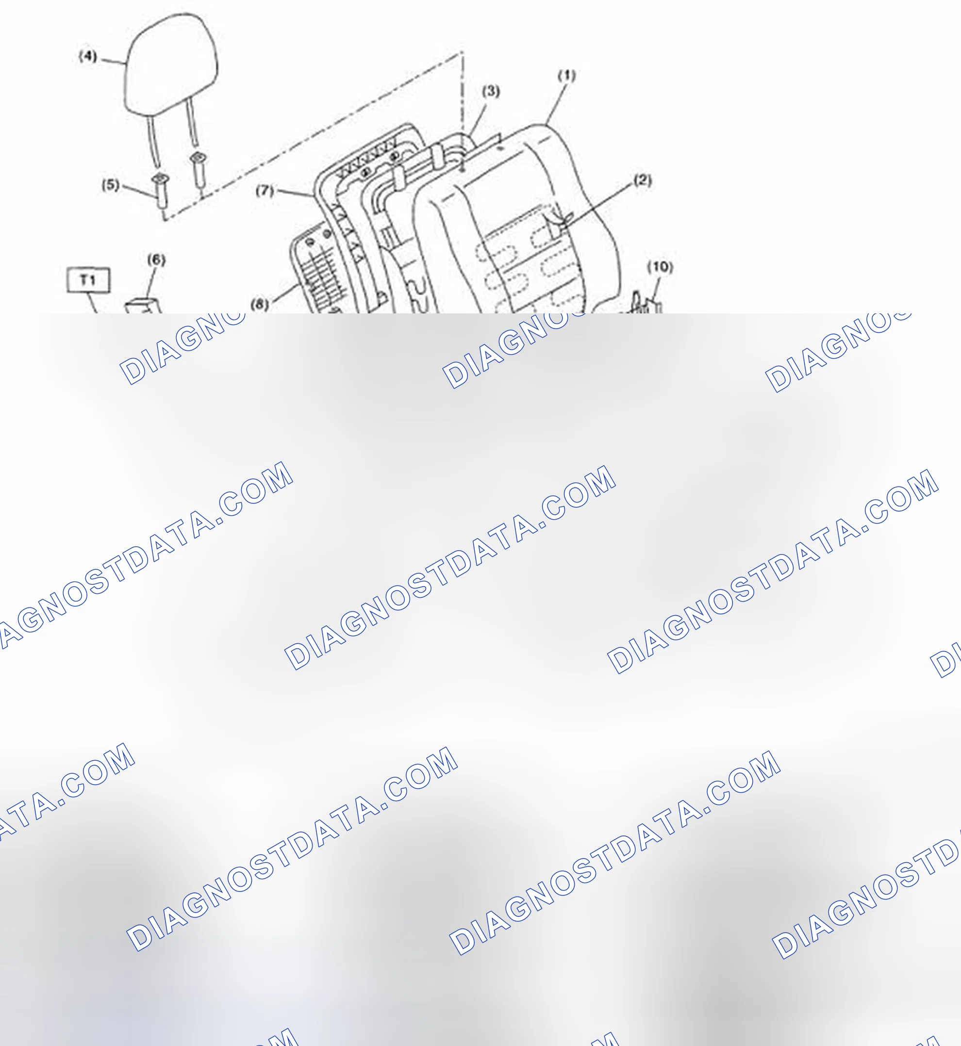 Scheme 22: FRONT SEAT RH (POWER SEAT)