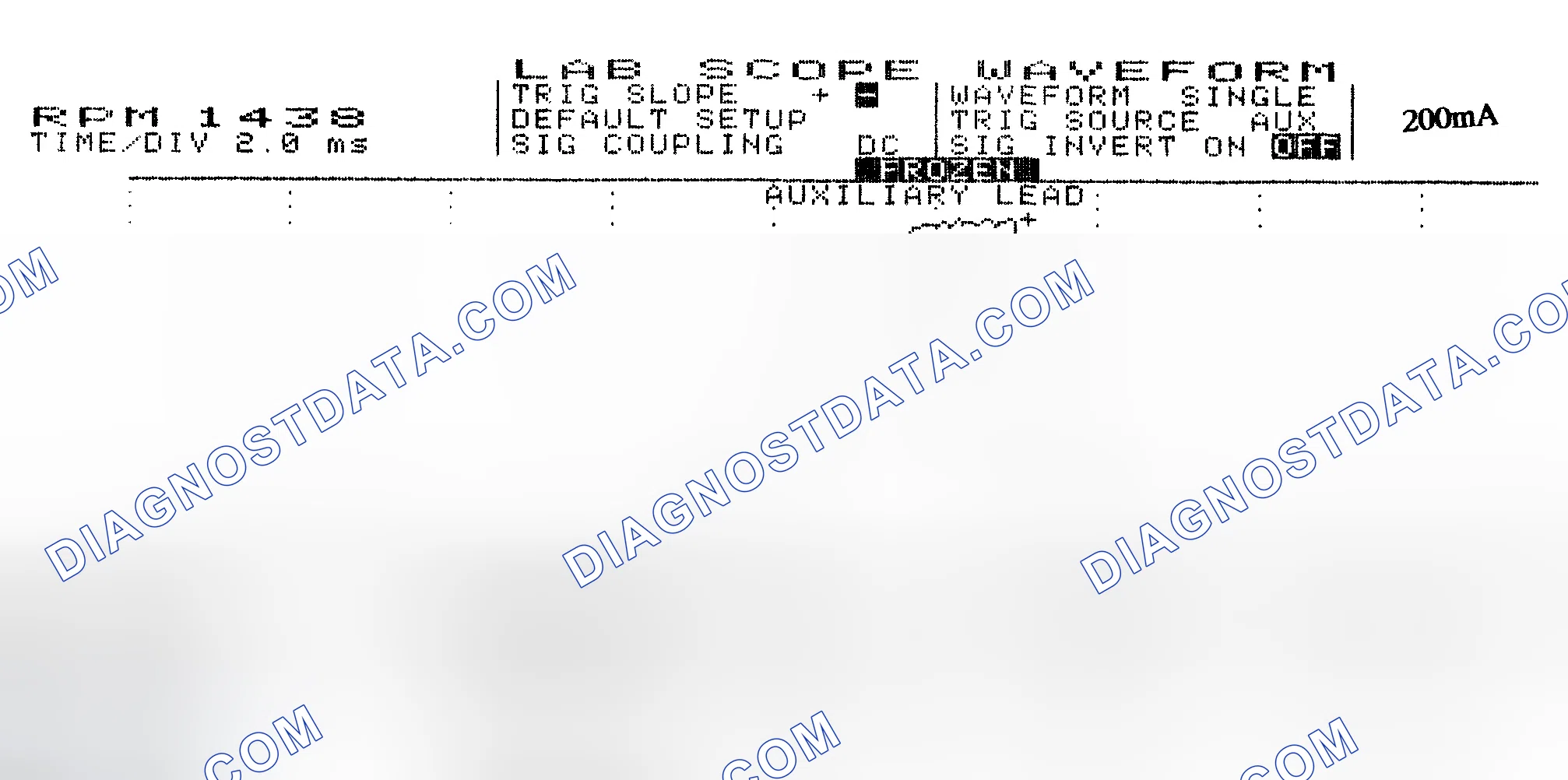 Scheme 15: Single Injector w/Normal Current Flow - Current Pattern