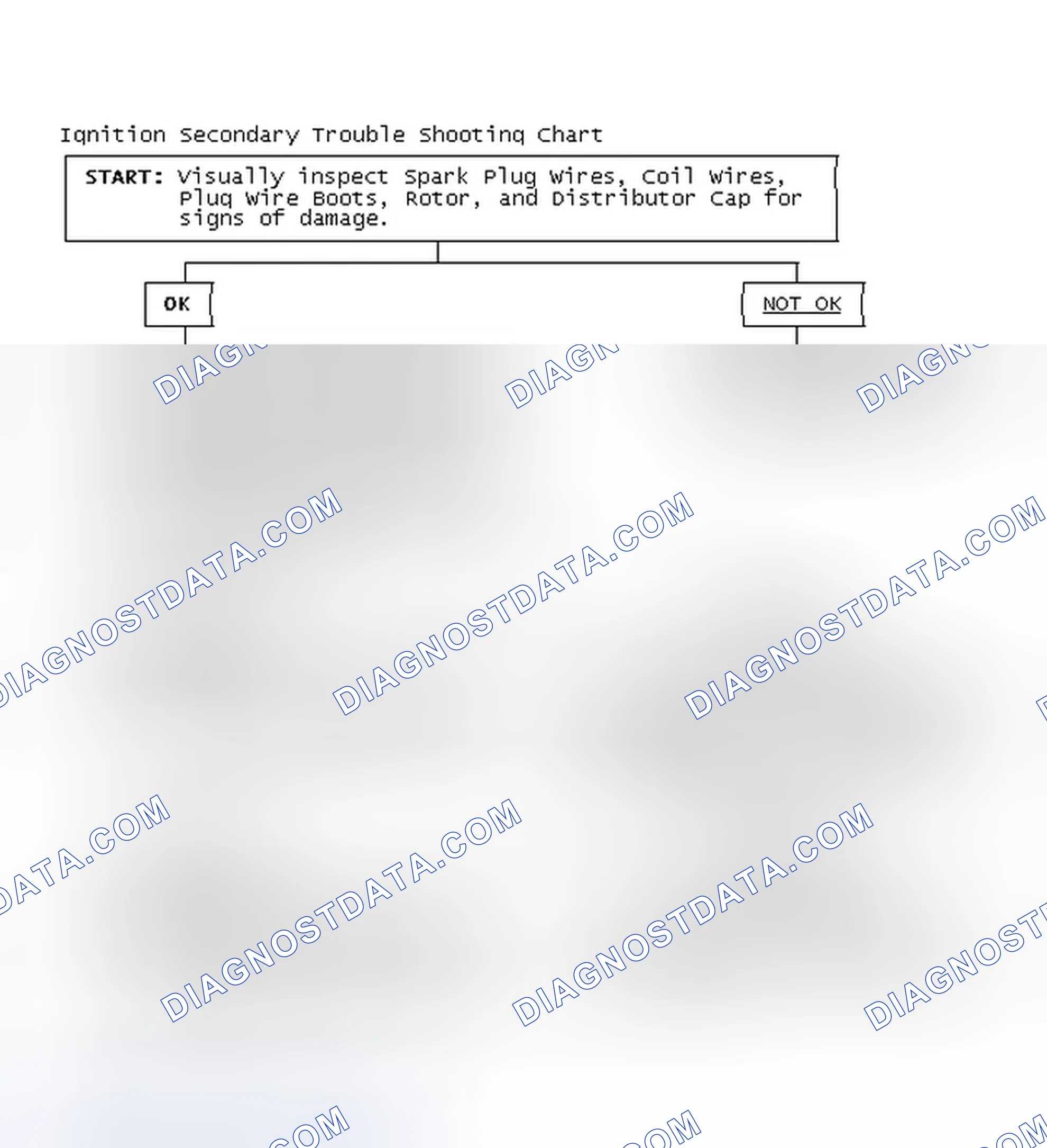 Scheme 1: Ignition Secondary Trouble Shooting Chart