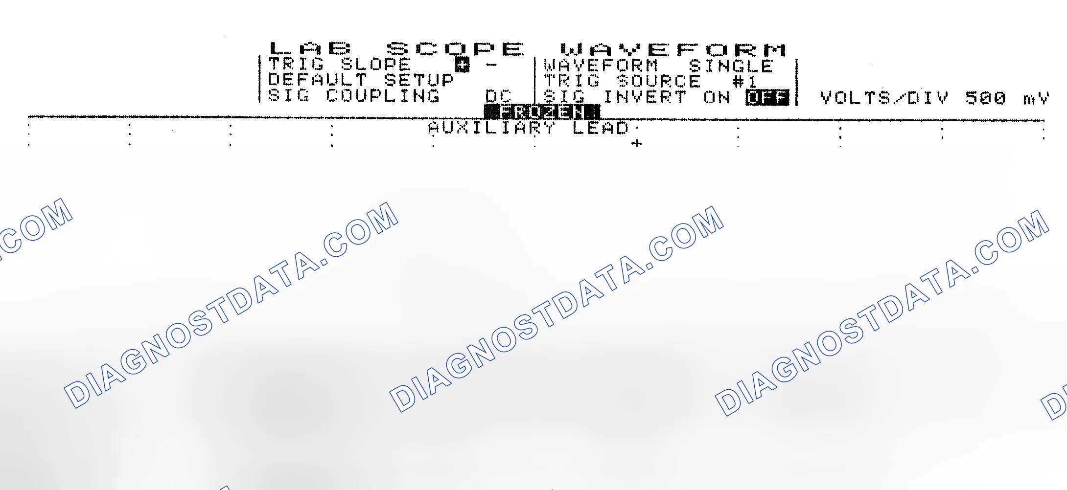 Scheme 10: Single Injector w/Excessive Current Flow - Current Pattern
