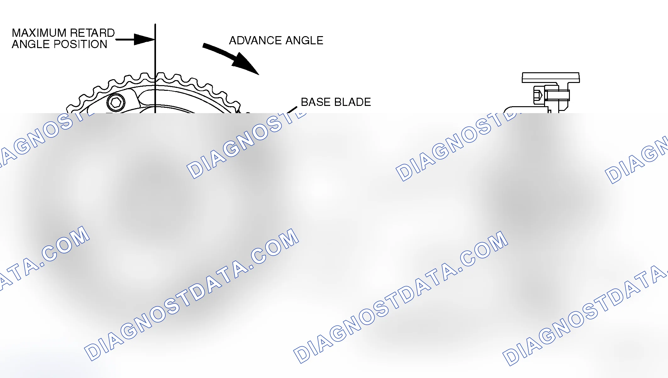 Scheme 698: V.V.T. (VARIABLE VALVE TIMING) SPROCKET