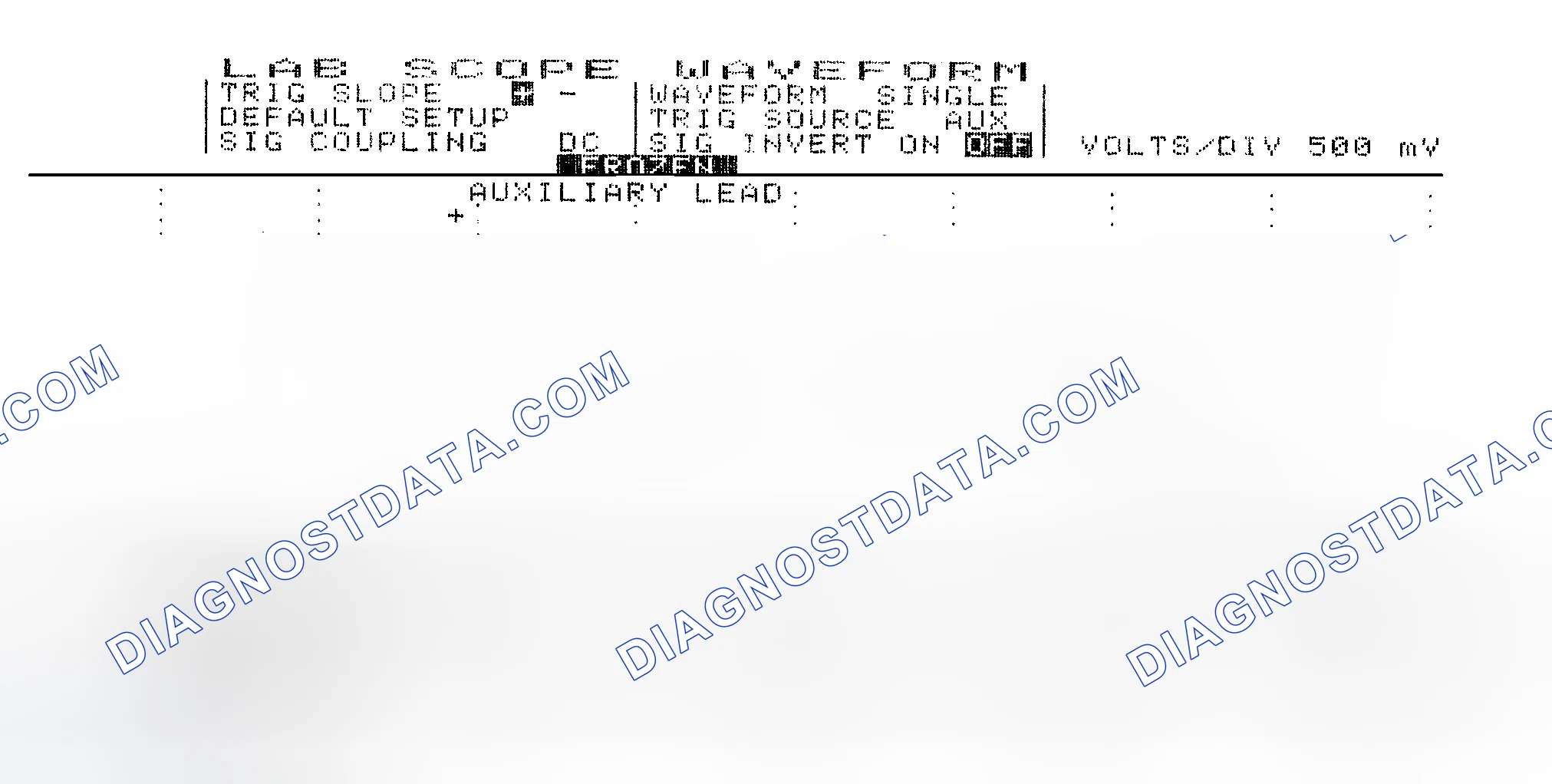 Scheme 14: Single Injector w/Excessive Current Flow - Current Pattern