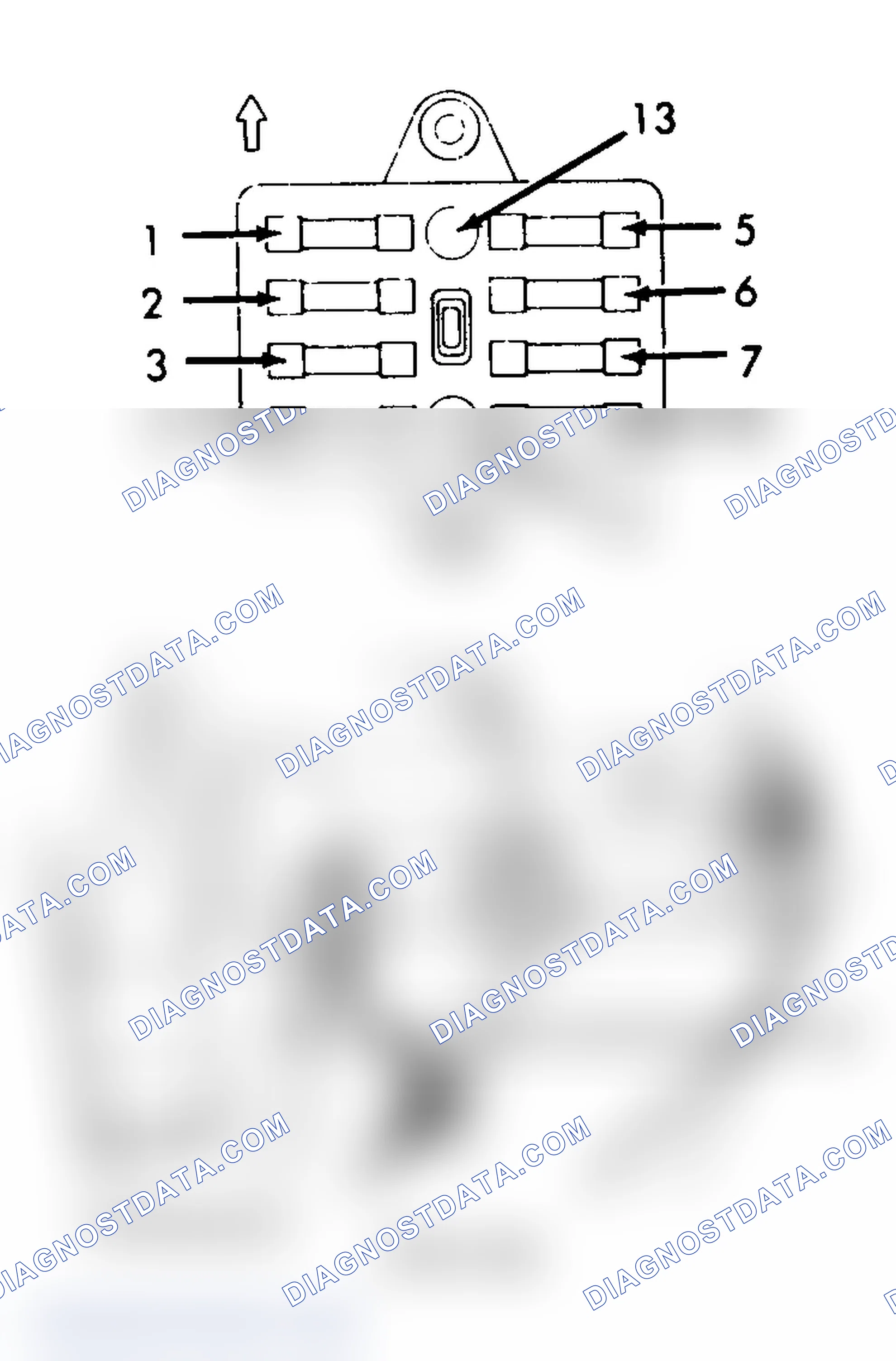 Scheme 15: FUSE PANEL IDENTIFICATION (1983-88 MODELS)