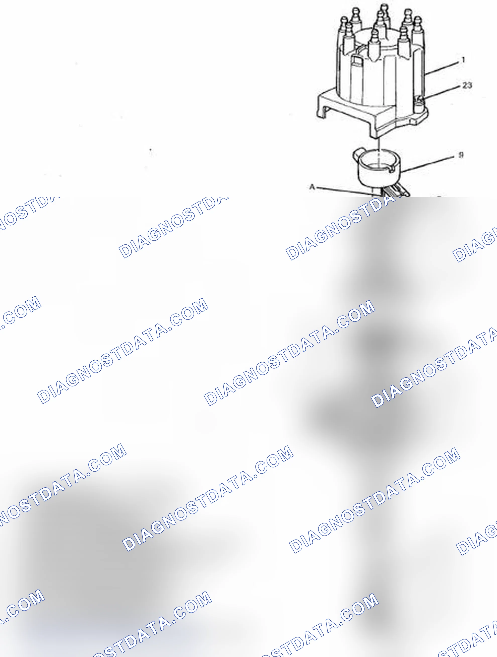 Scheme 6: Exploded View Of Distributor Assembly