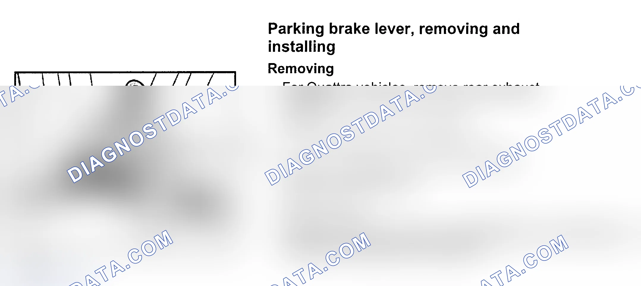 Scheme 24: PARKING BRAKE LEVER