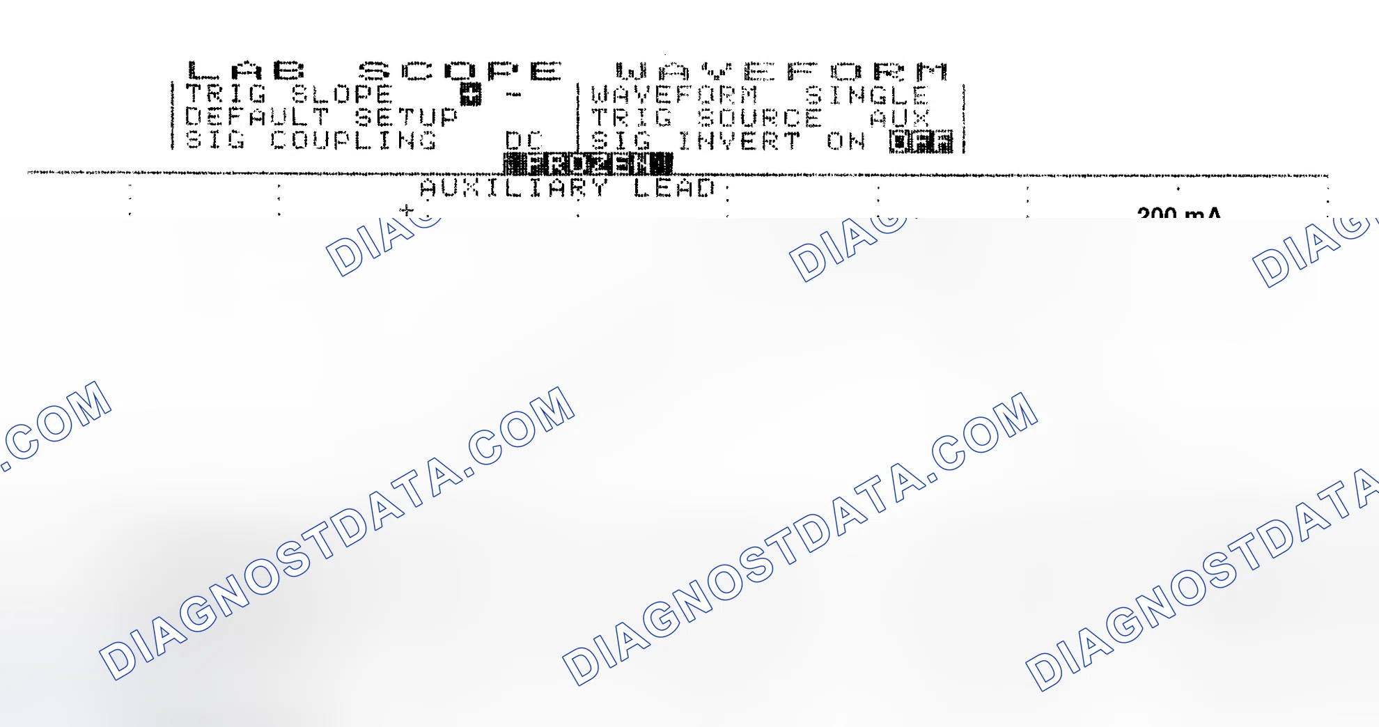 Scheme 13: Single Injector w/Normal Current Flow - Current Pattern