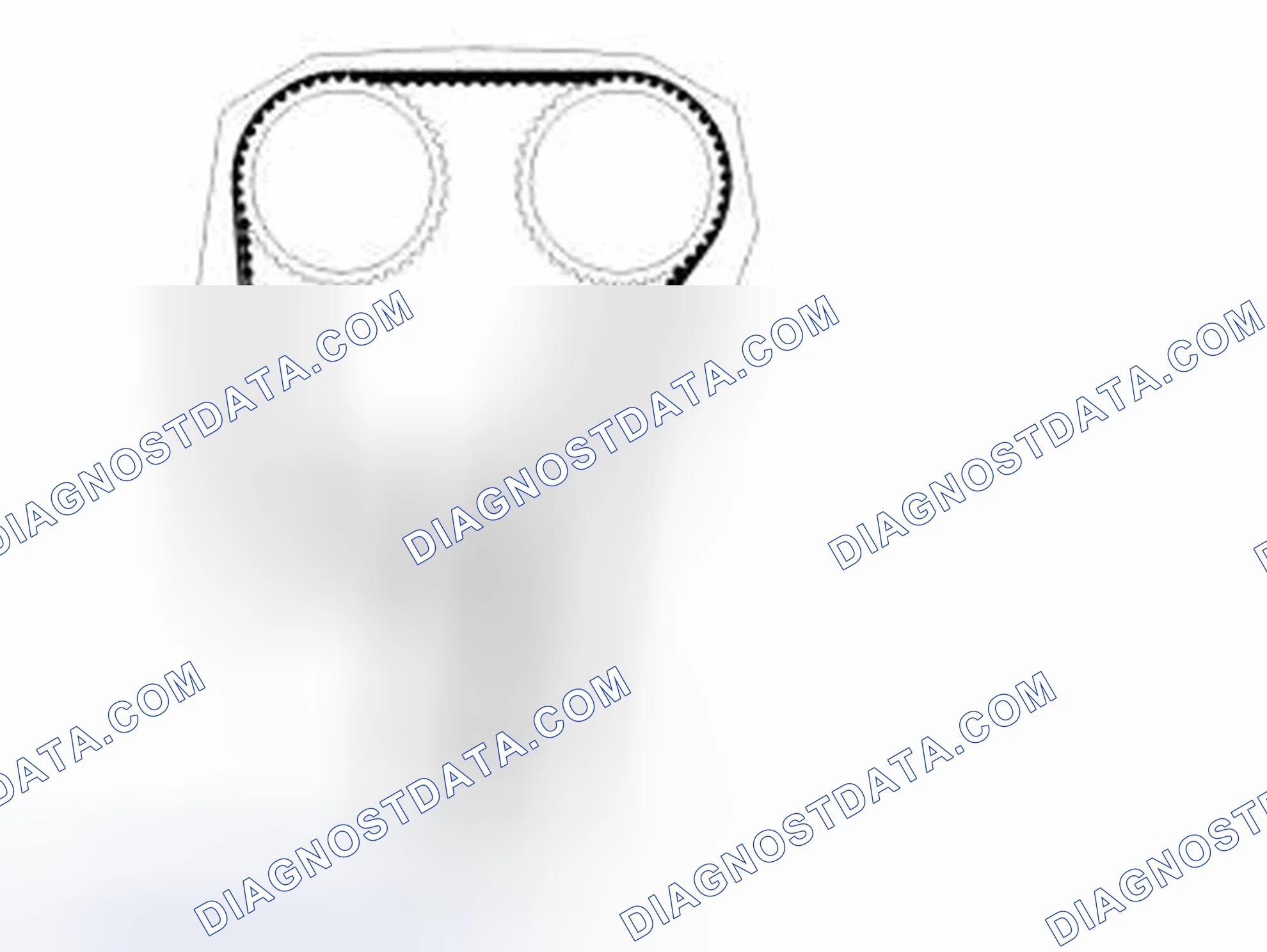 Scheme 61: Install the timing belt (continued)