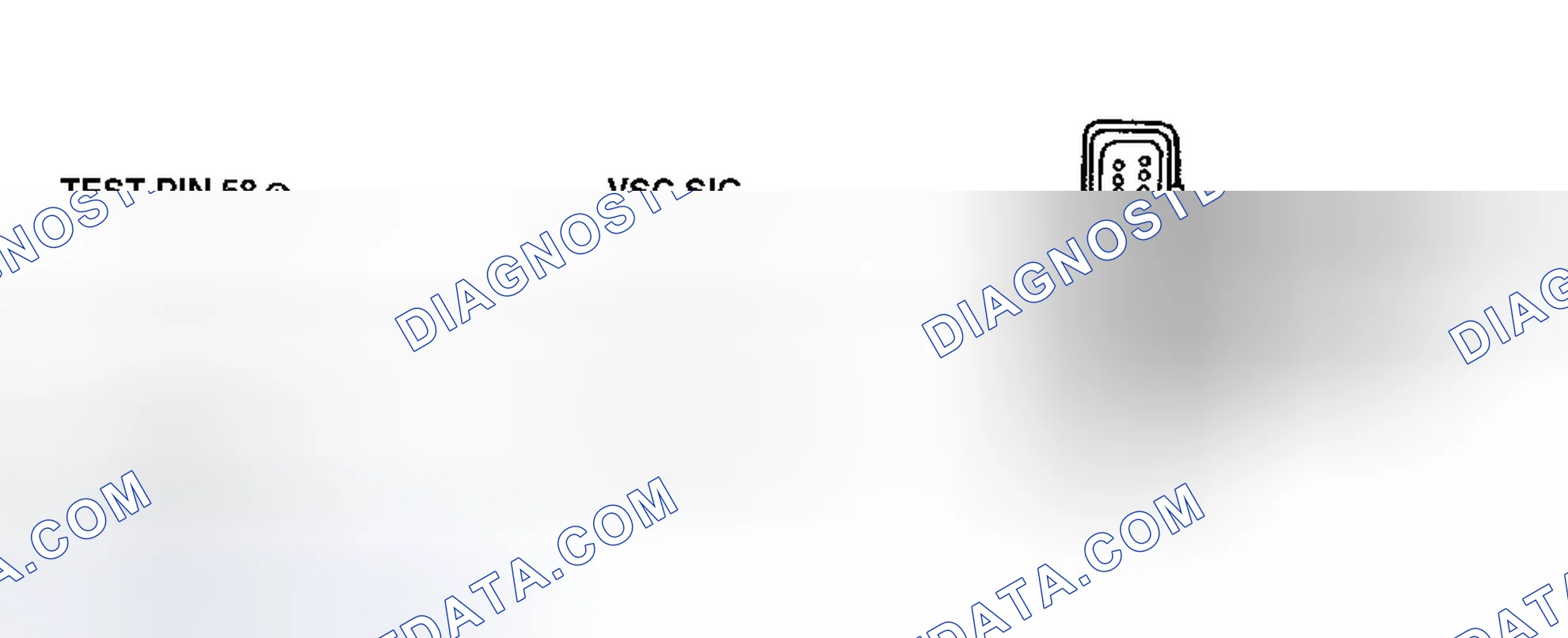 Scheme 110: ABS Module VSC Connector Terminals