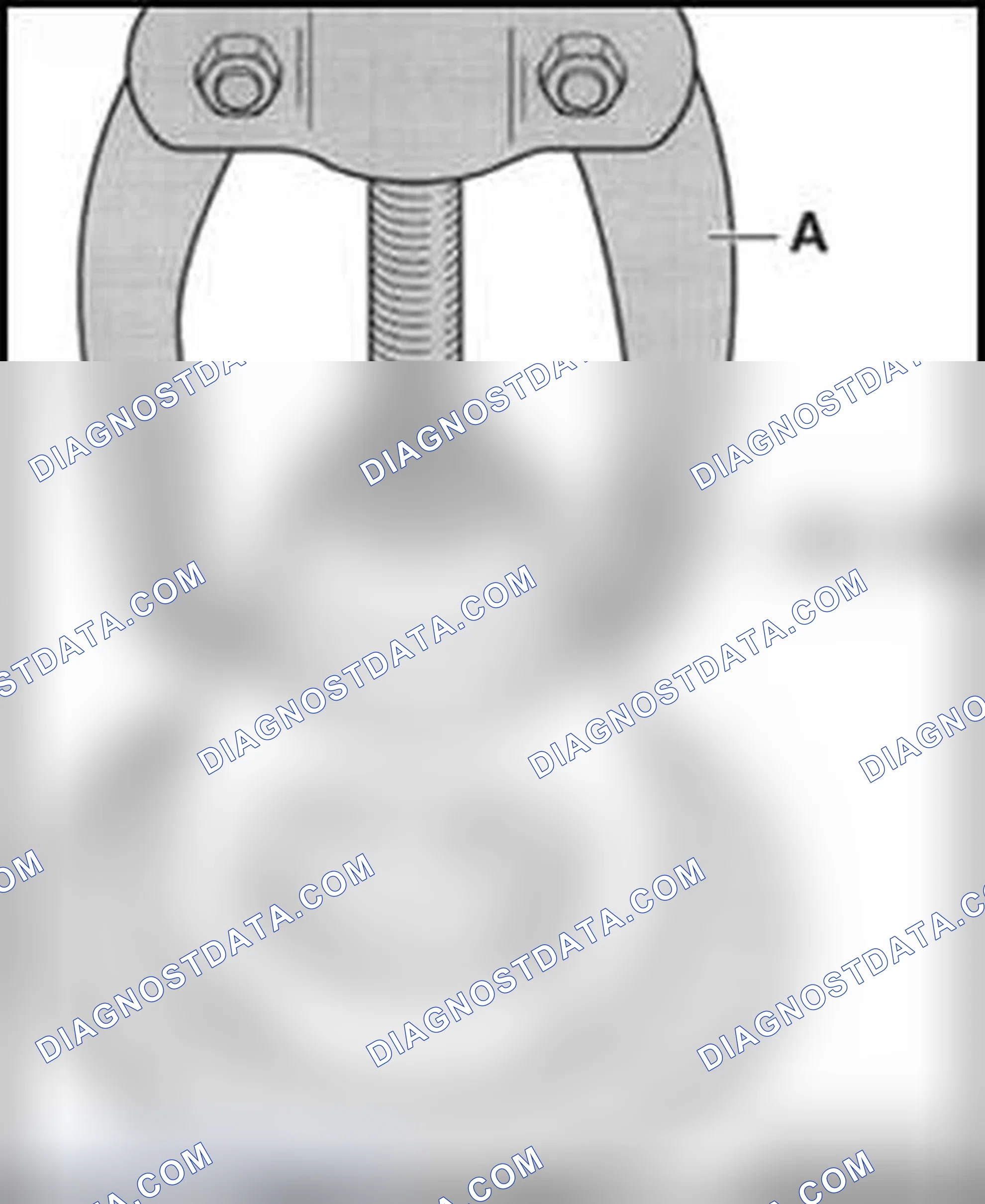Scheme 62: Pulling off small inner race/tapered roller bearing