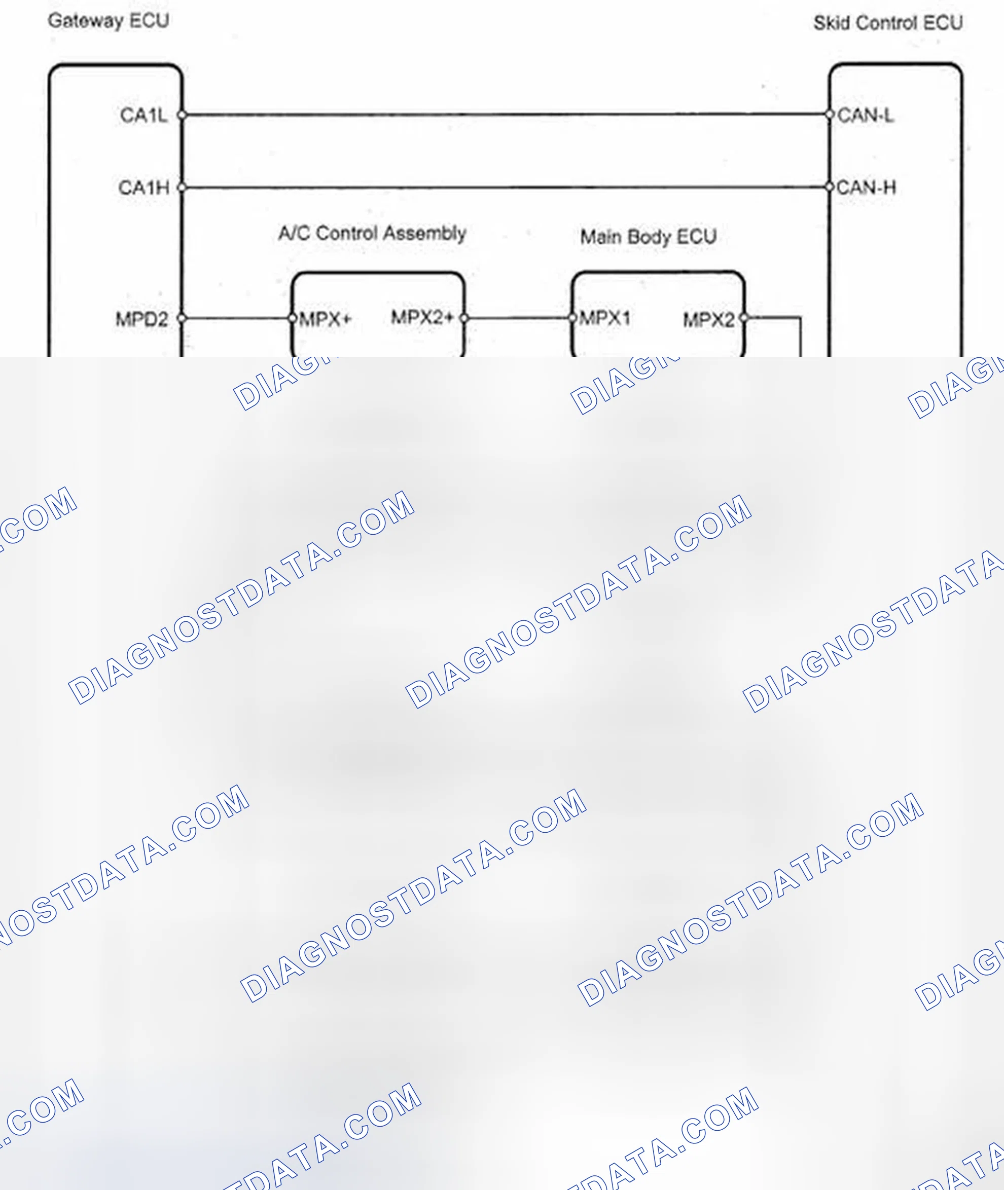 Scheme 30: VSC Warning Light Wiring Diagram (1 Of 2)