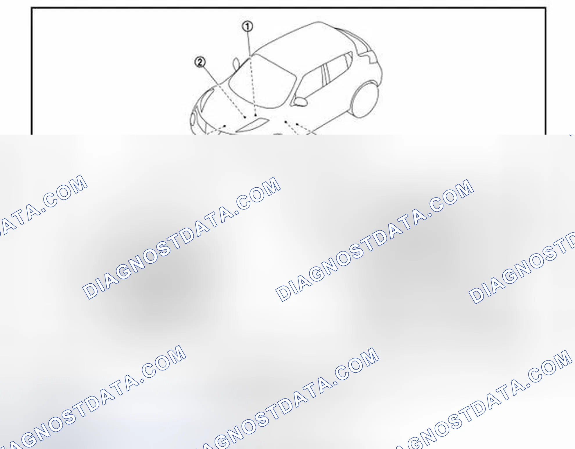 Scheme 6: STARTING SYSTEM (WITH INTELLIGENT KEY): Component Parts Location