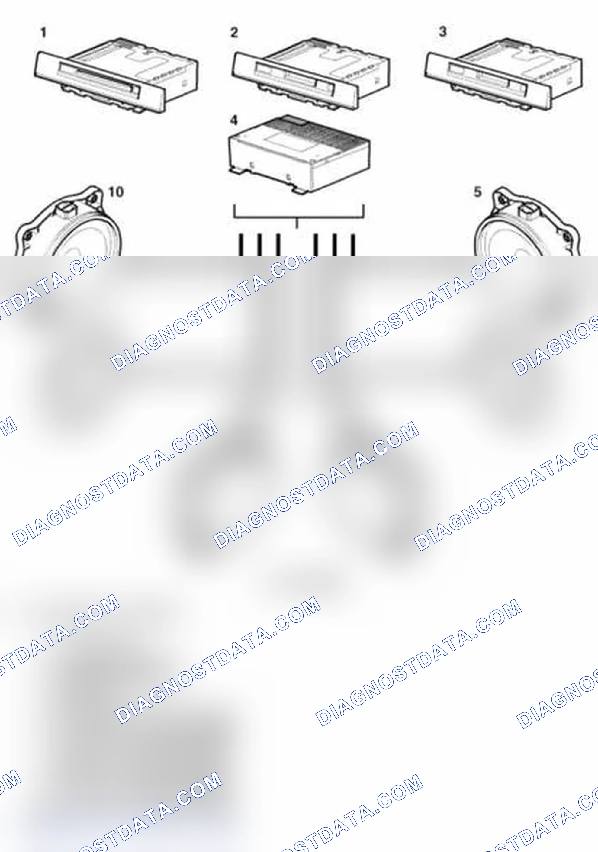 Scheme 7: Base Speaker Control Diagram - Up to 2005 MY