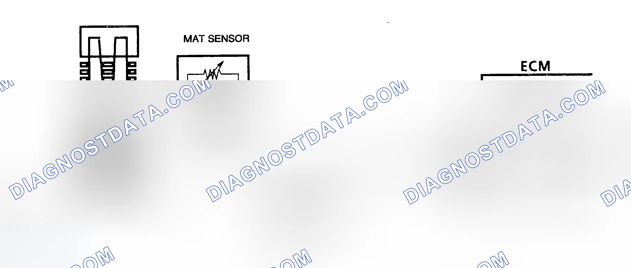 Scheme 86: Code 23 Schematic (2.5L & 4.3L Turbo) MAT Sensor Temperature Low