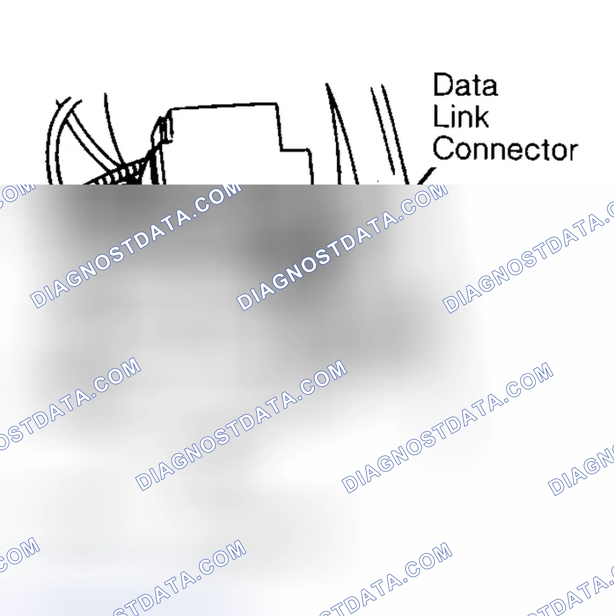 Scheme 136: DATA LINK CONNECTOR LOCATION