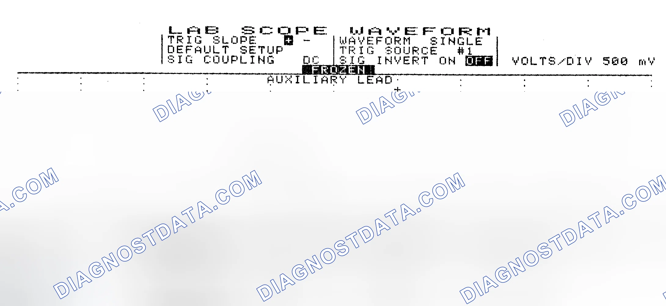 Scheme 10: Single Injector w/Excessive Current Flow - Current Pattern